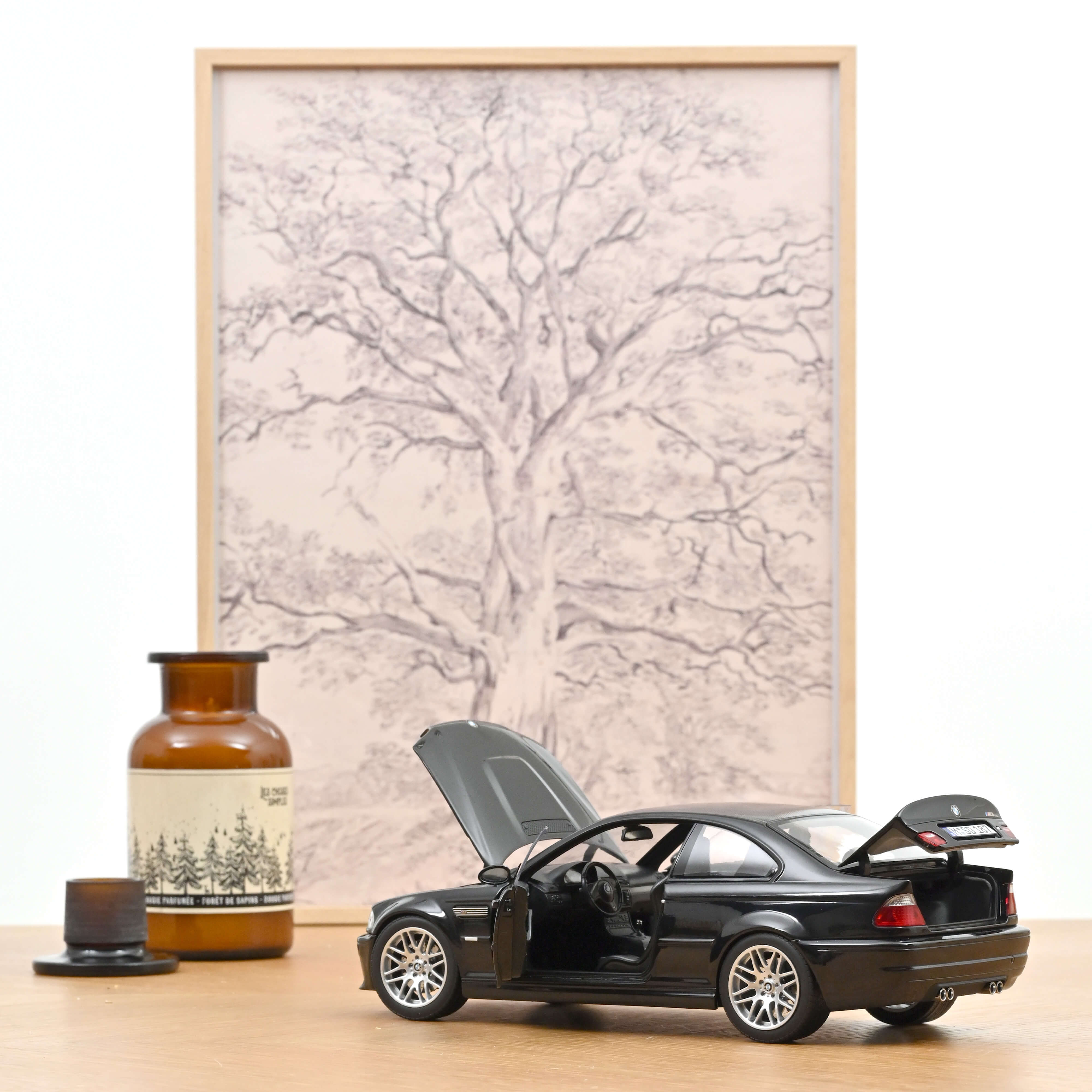 Norev BMW M3 CSL Saphire Black-2003 1:18 Diecast Car 183017