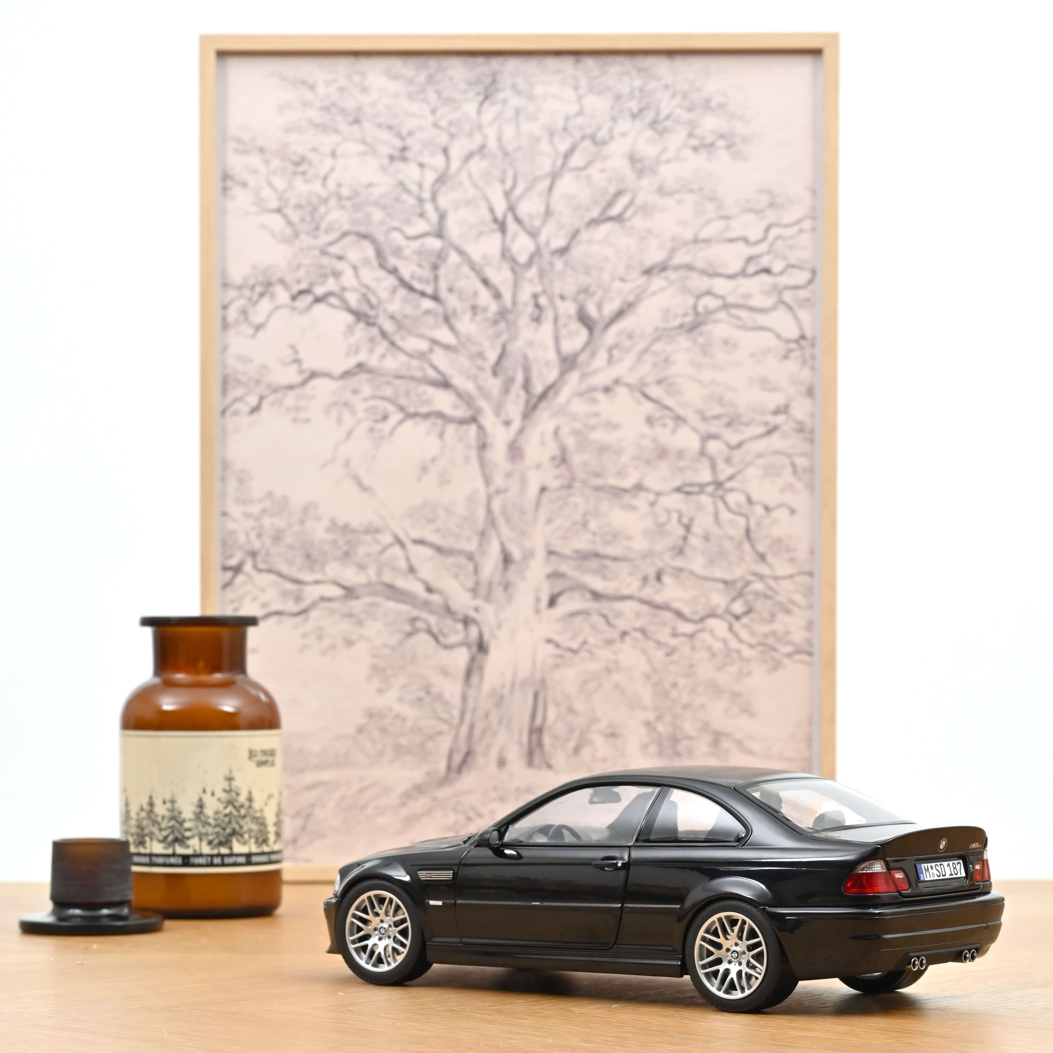 Norev BMW M3 CSL Saphire Black-2003 1:18 Diecast Car 183017