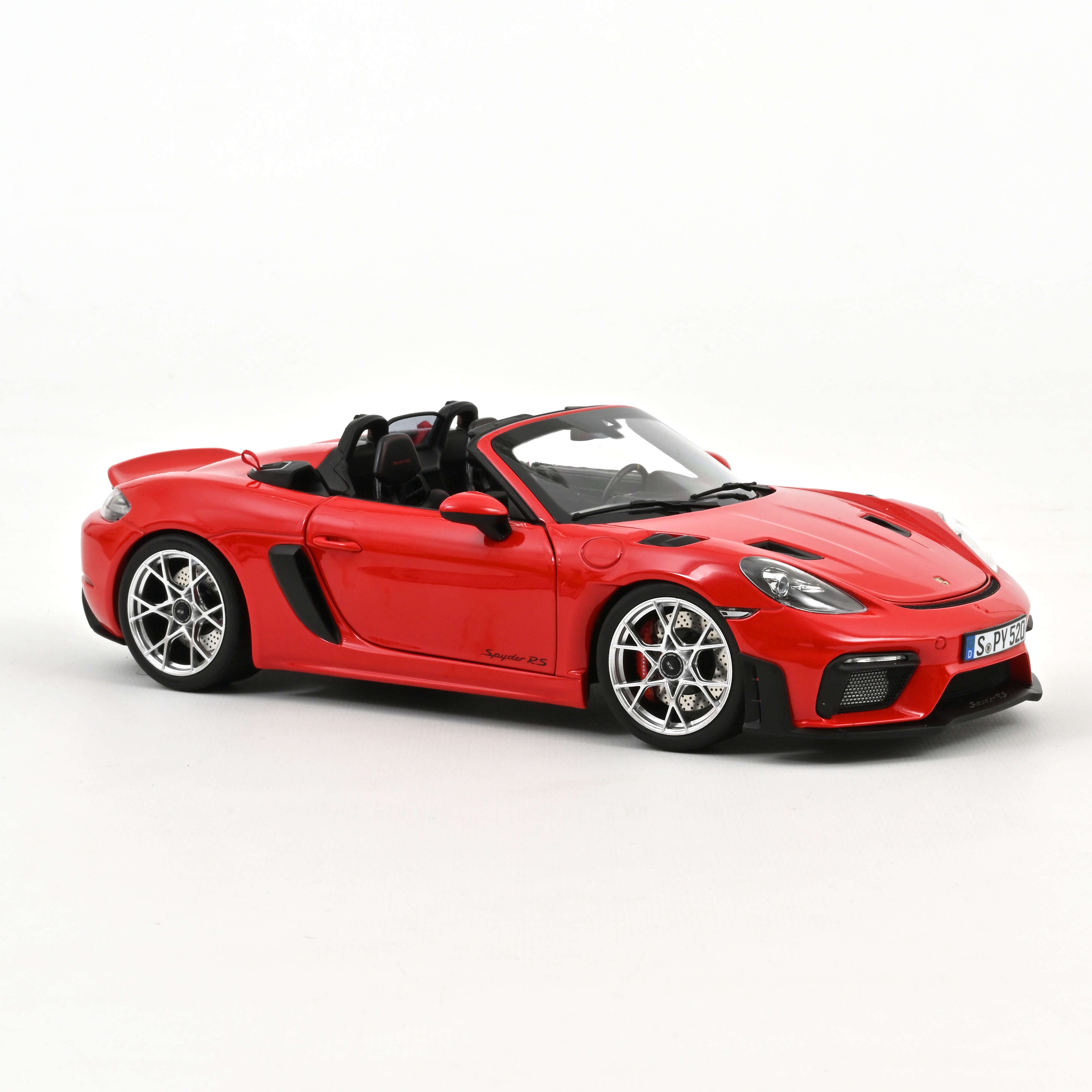 Norev Porsche 718 Spyder RS Guards Red-2023 1:18 Diecast Car 187271