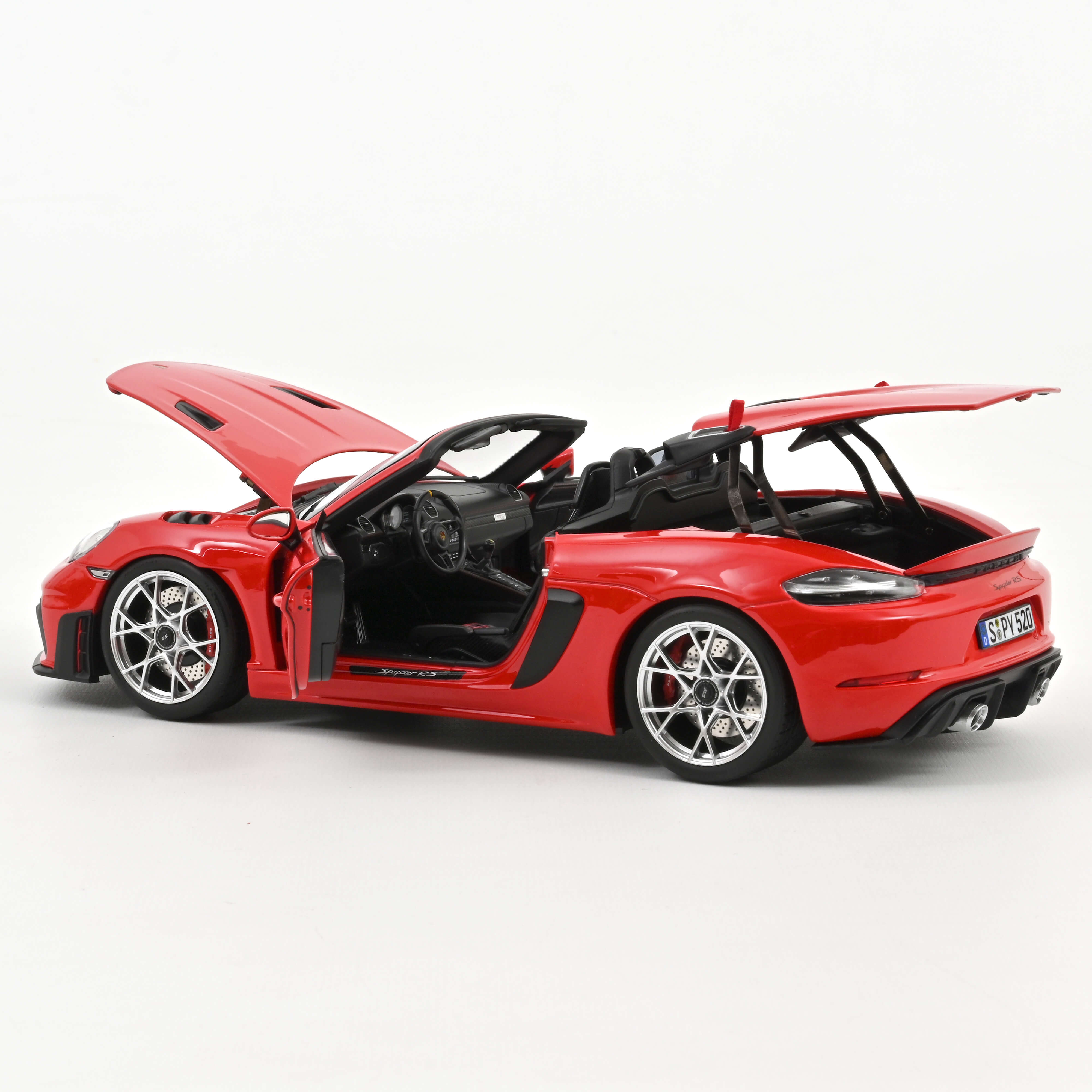 Norev Porsche 718 Spyder RS Guards Red-2023 1:18 Diecast Car 187271