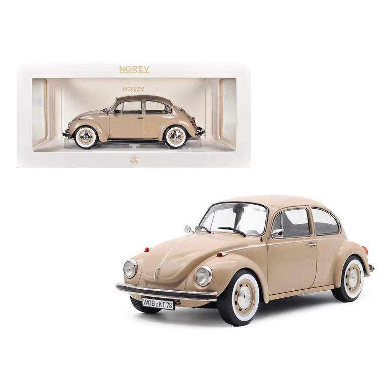 Norev Volkswagen 1303 Beetle Sahara Beige-1973 1:18 Diecast Car 188537