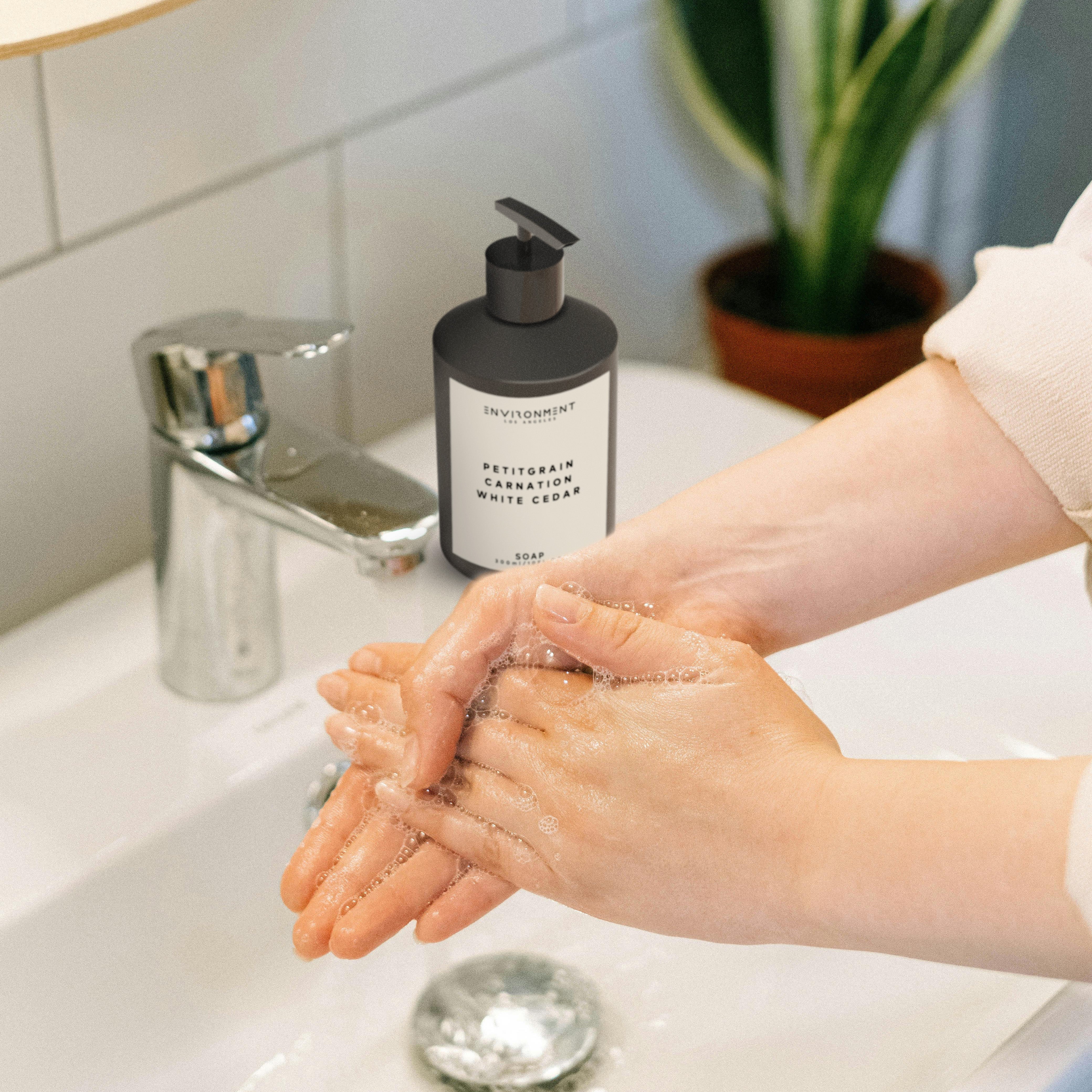 Petitgrain | Carnation | White Cedar Hand Soap (Inspired by YSL L'Homme®)
