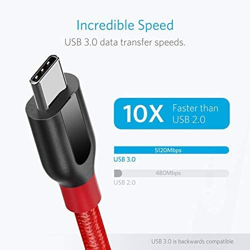 Anker Powerline+ USB C to USB 3.0 Cable (3 ft, 6 ft)