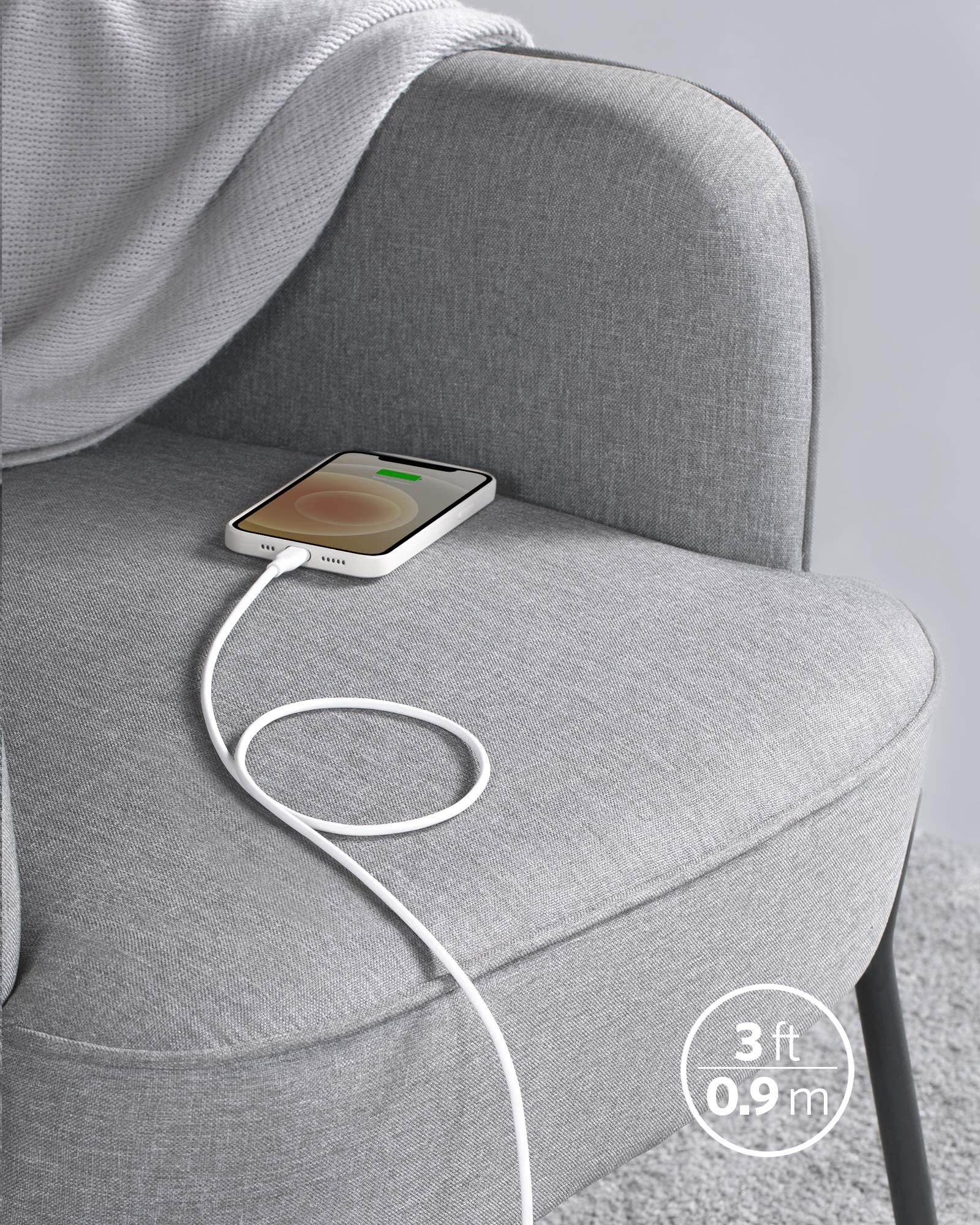 Anker 641 USB-C to Lightning Cable (Flow, Silicone)