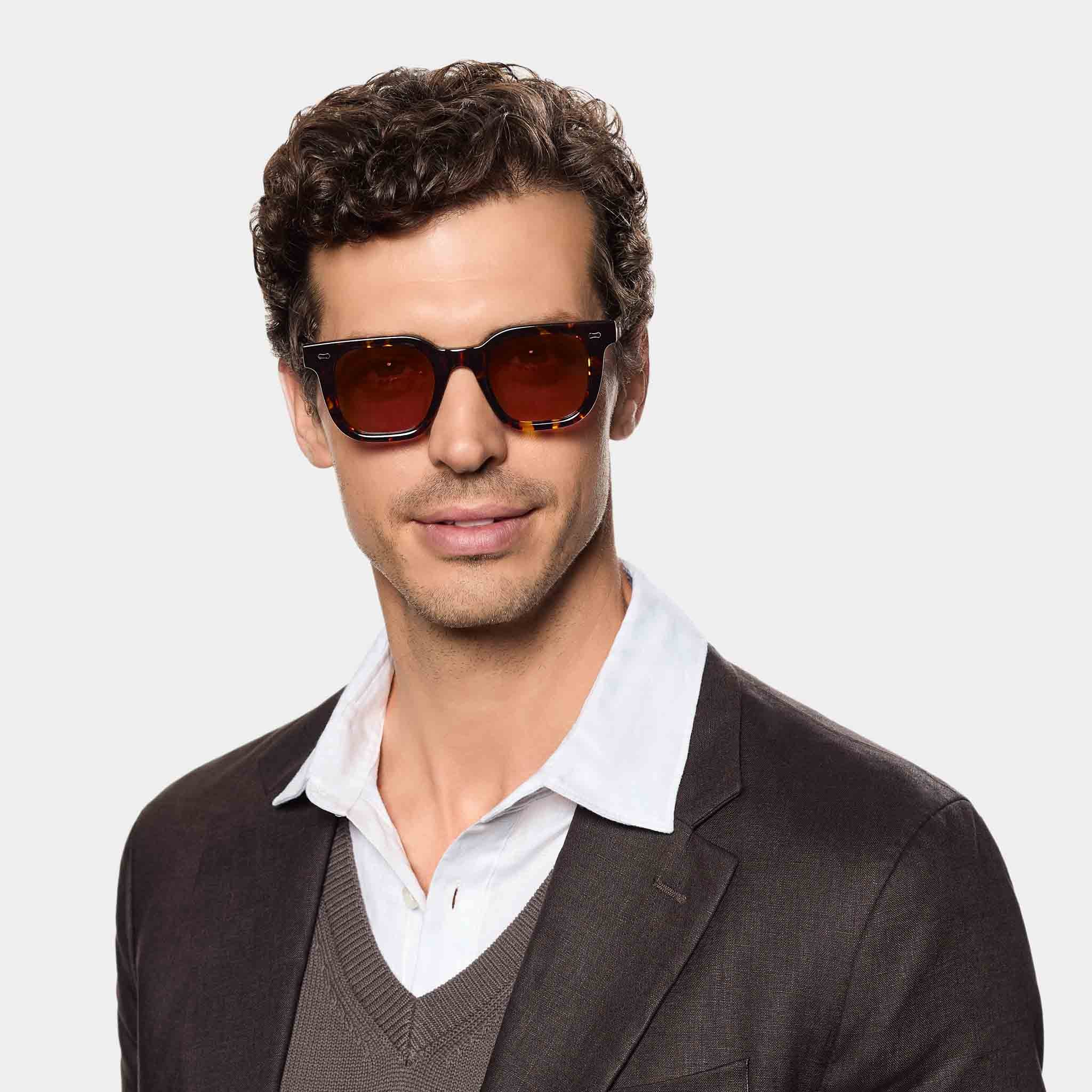 TBD Eyewear Mastro Eco Dark Havana | Red Lens Sunglasses