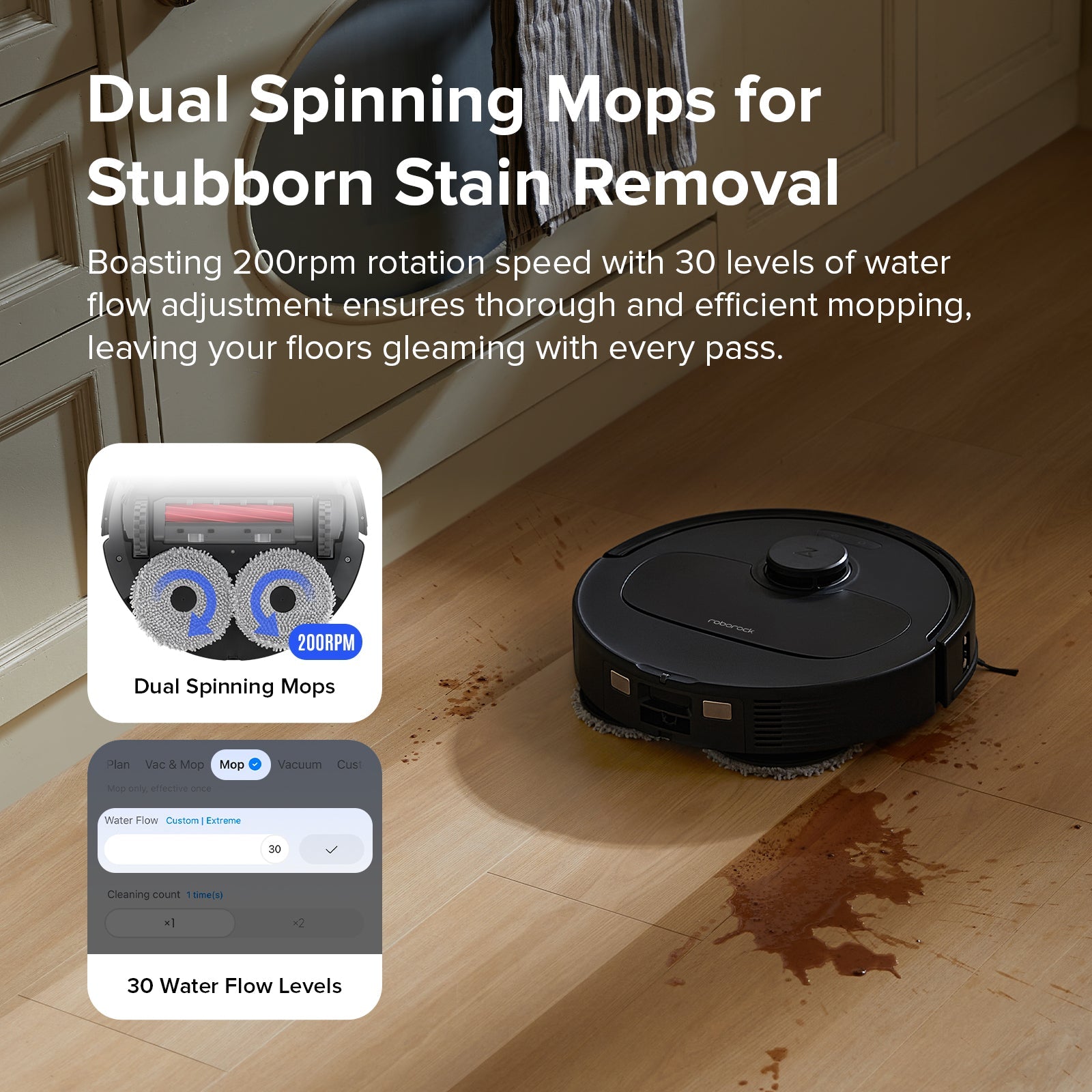 【Certified Refurbished 90% New】Roborock Qrevo S Robot Vacuum with Multifunctional Dock