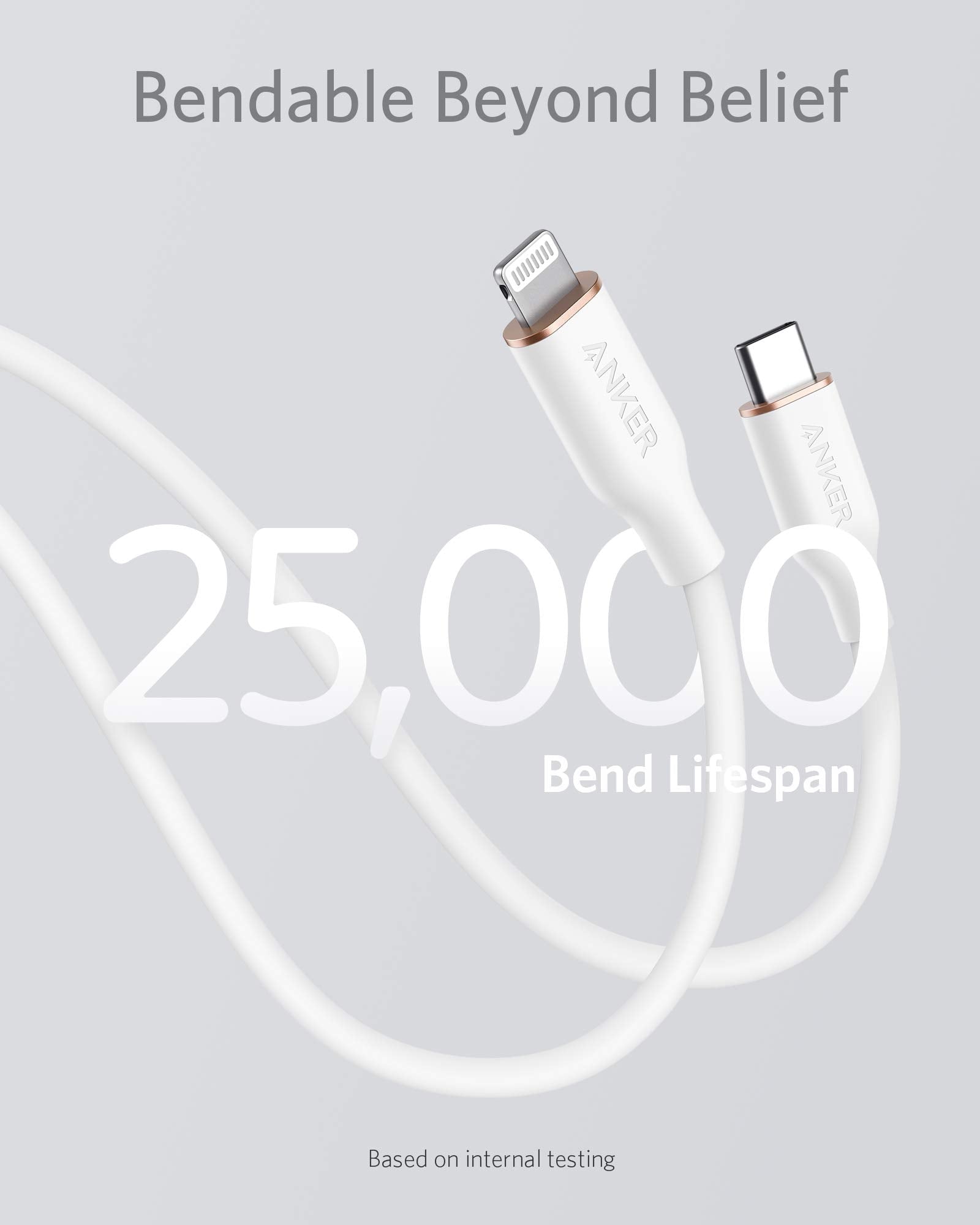 Anker 641 USB-C to Lightning Cable (Flow, Silicone)