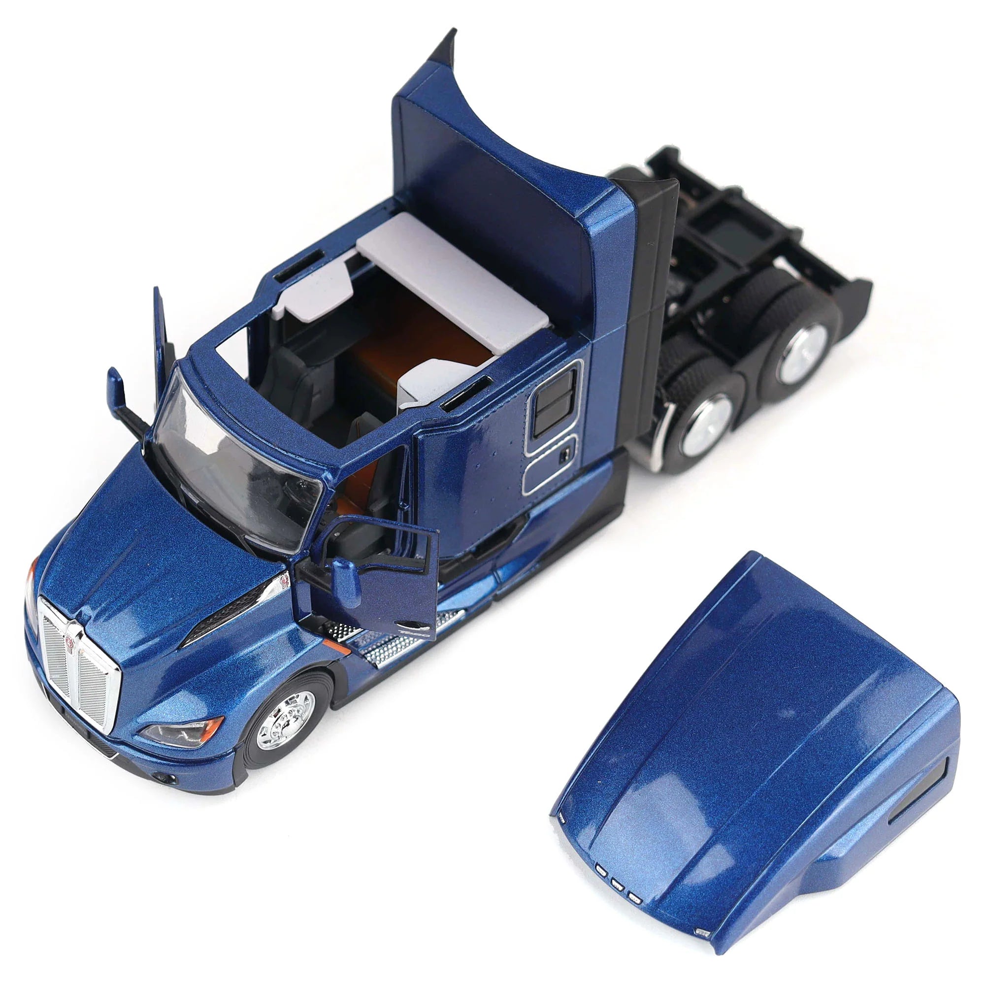 Diecast Masters 1:50 Kenworth T680 - Deep Cerulean Blue Truck 71108 Diecast Model