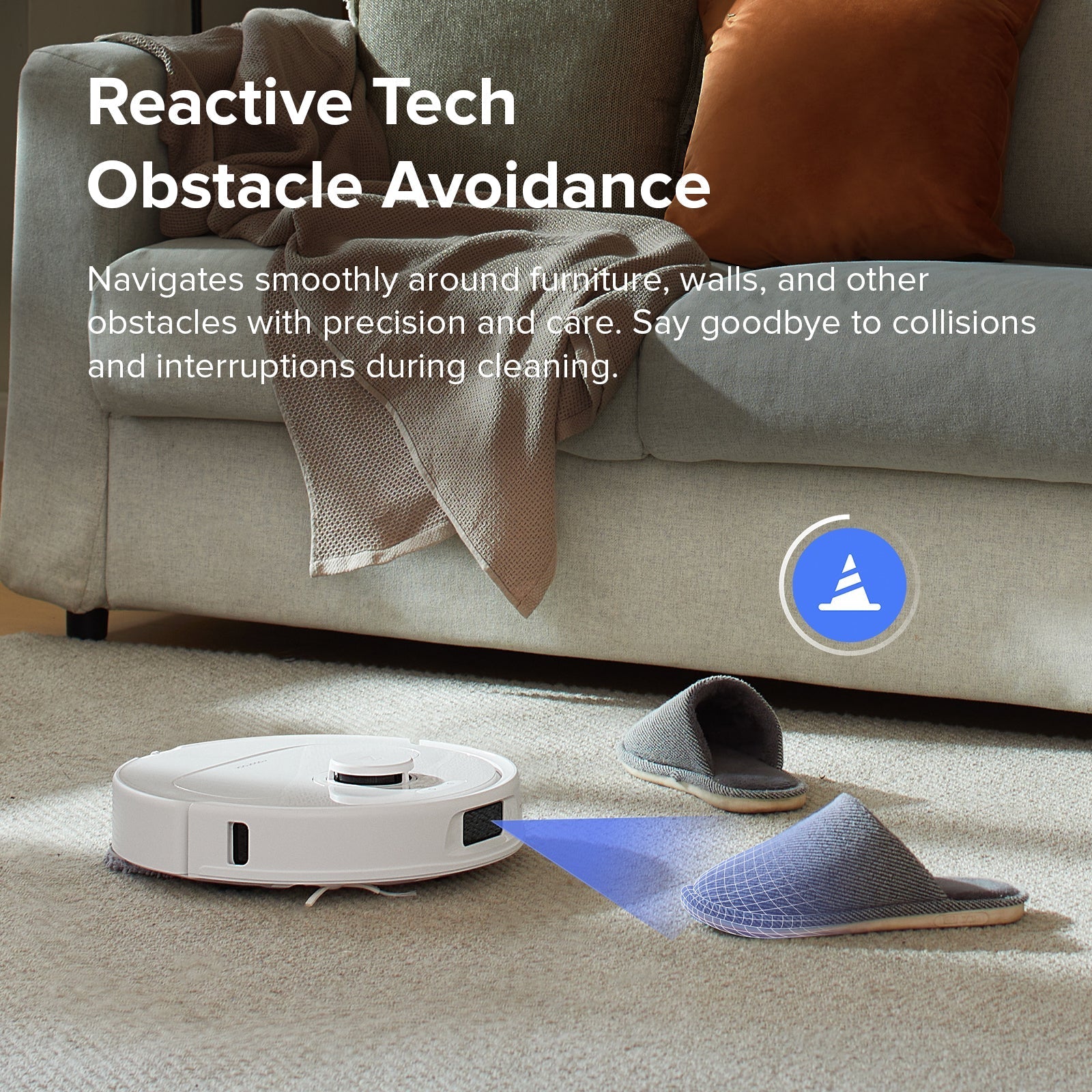 【Certified Refurbished 90% New】Roborock Qrevo S Robot Vacuum with Multifunctional Dock