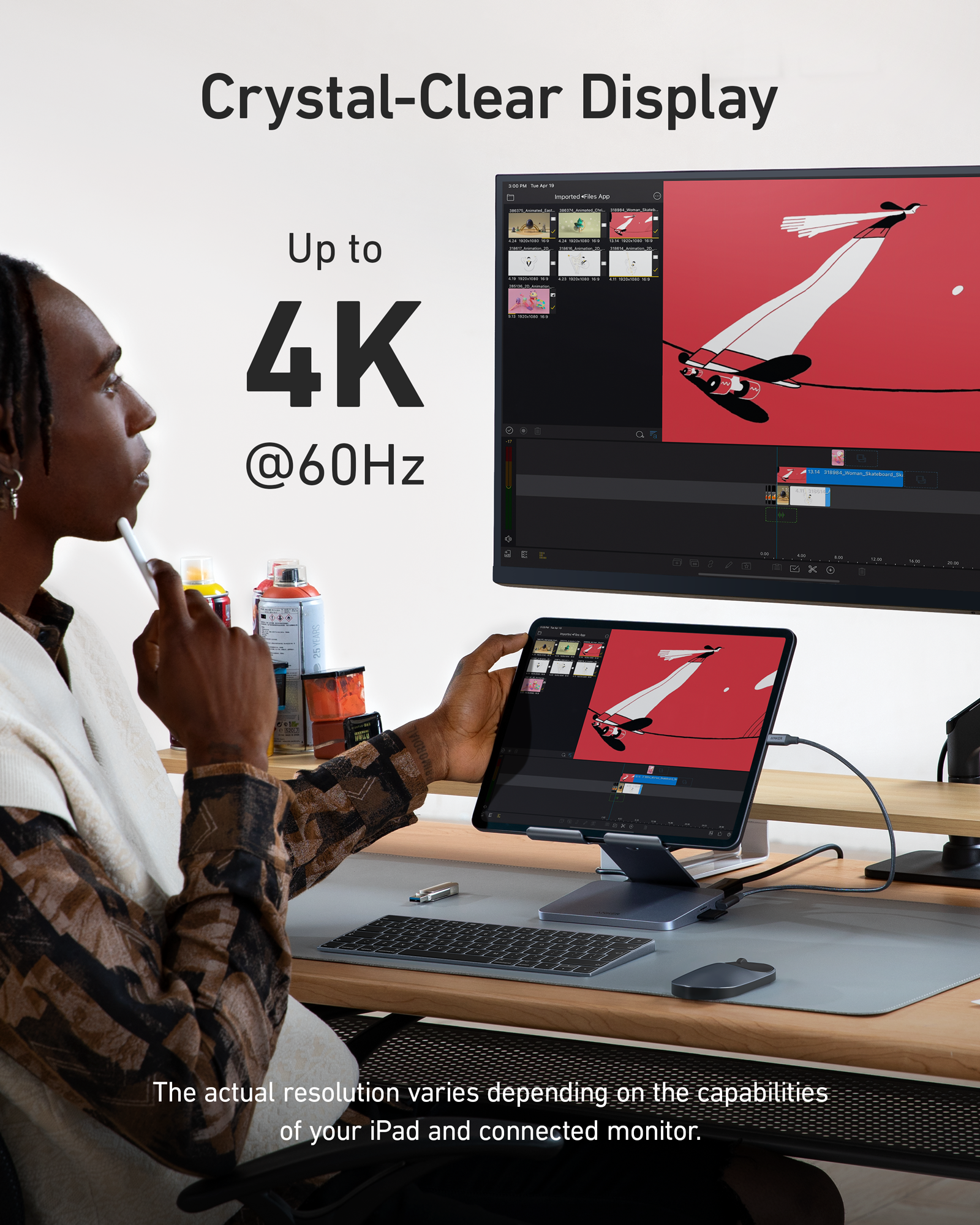 Anker 551USB-C Hub (8-in-1, Tablet Stand)