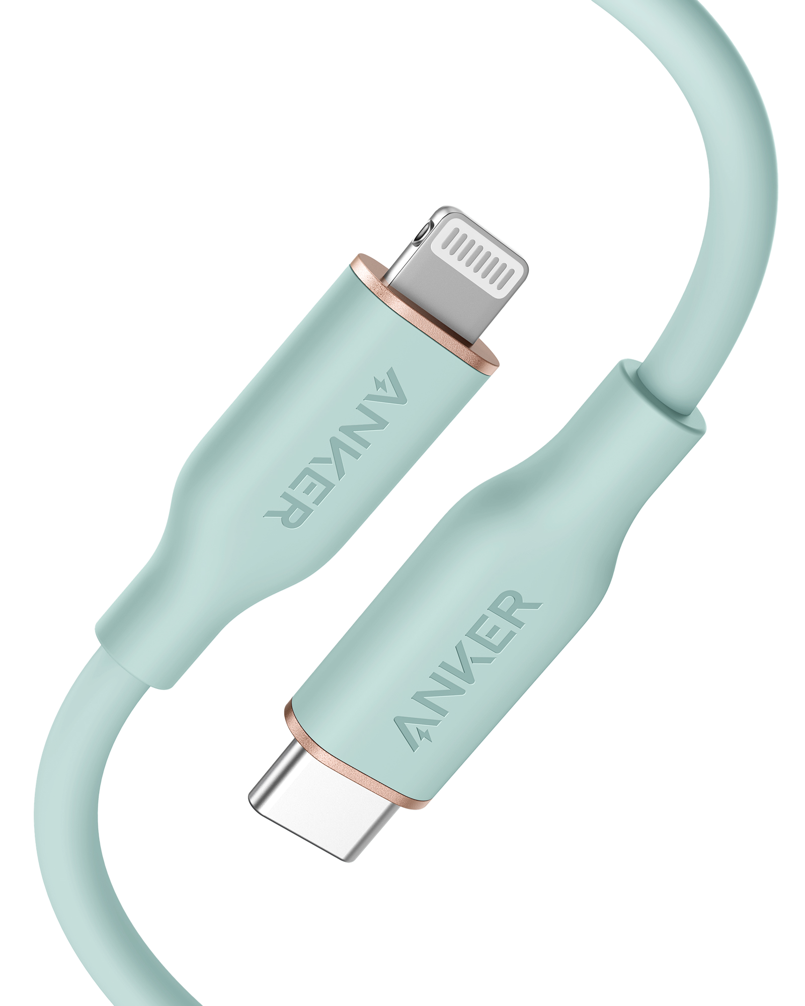 Anker 641 USB-C to Lightning Cable (Flow, 3 ft Silicone)