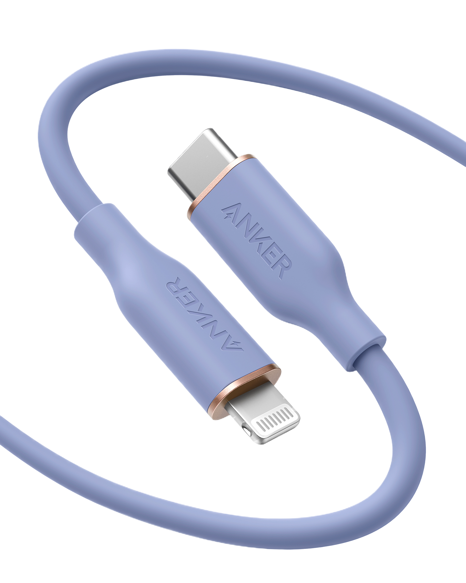 Anker 641 USB-C to Lightning Cable (Flow, 3 ft Silicone)