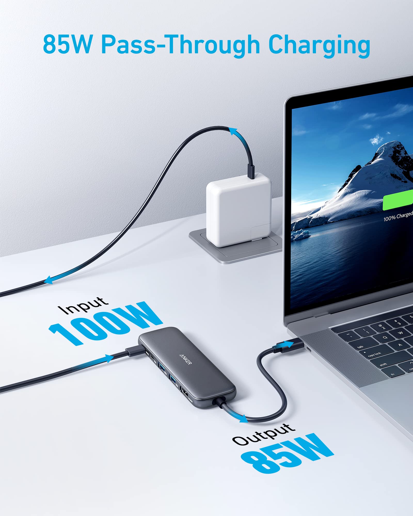 Refurbished Anker 332 USB-C Hub (5-in-1)