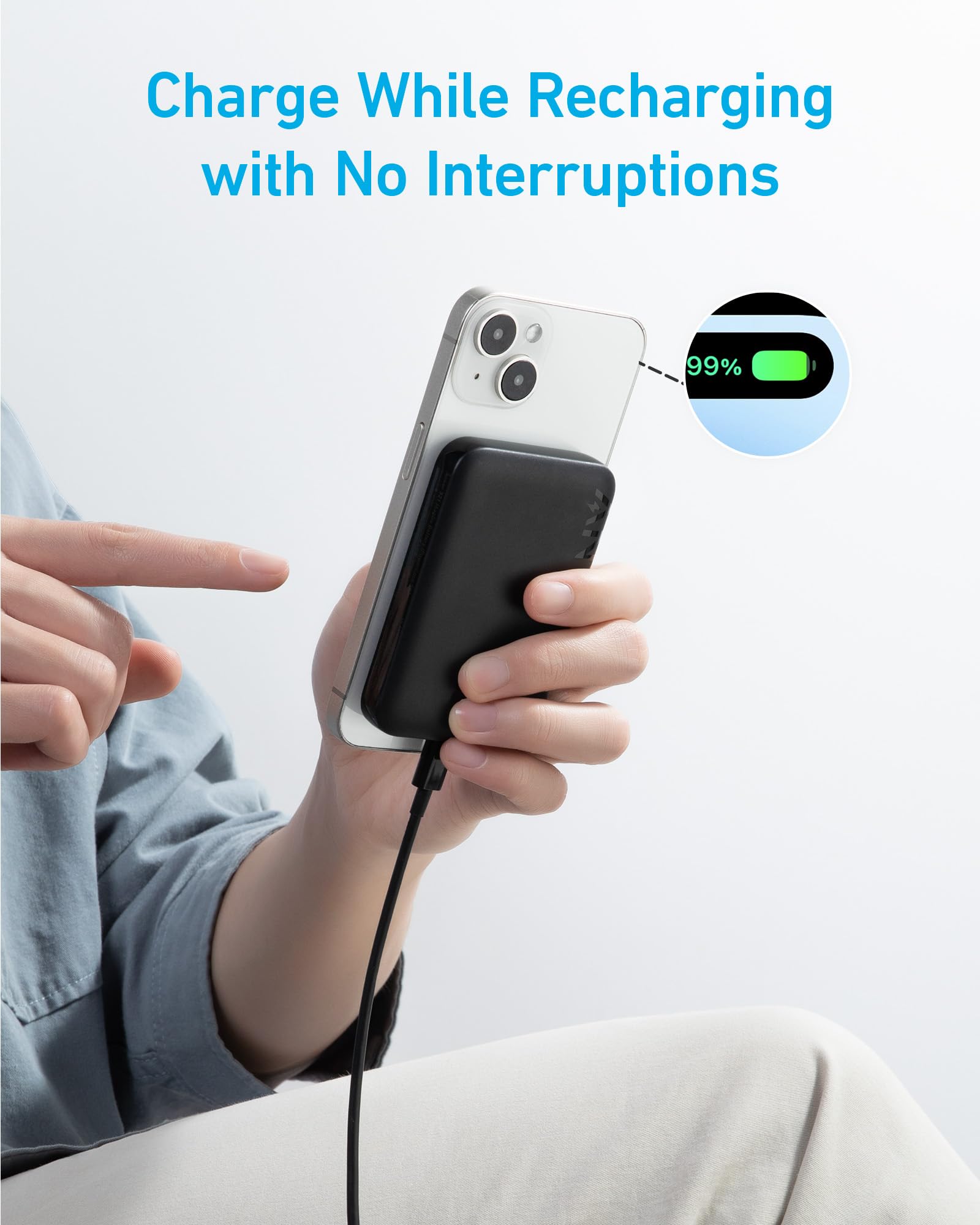 Anker 321 MagGo Battery (PowerCore Magnetic 5K)