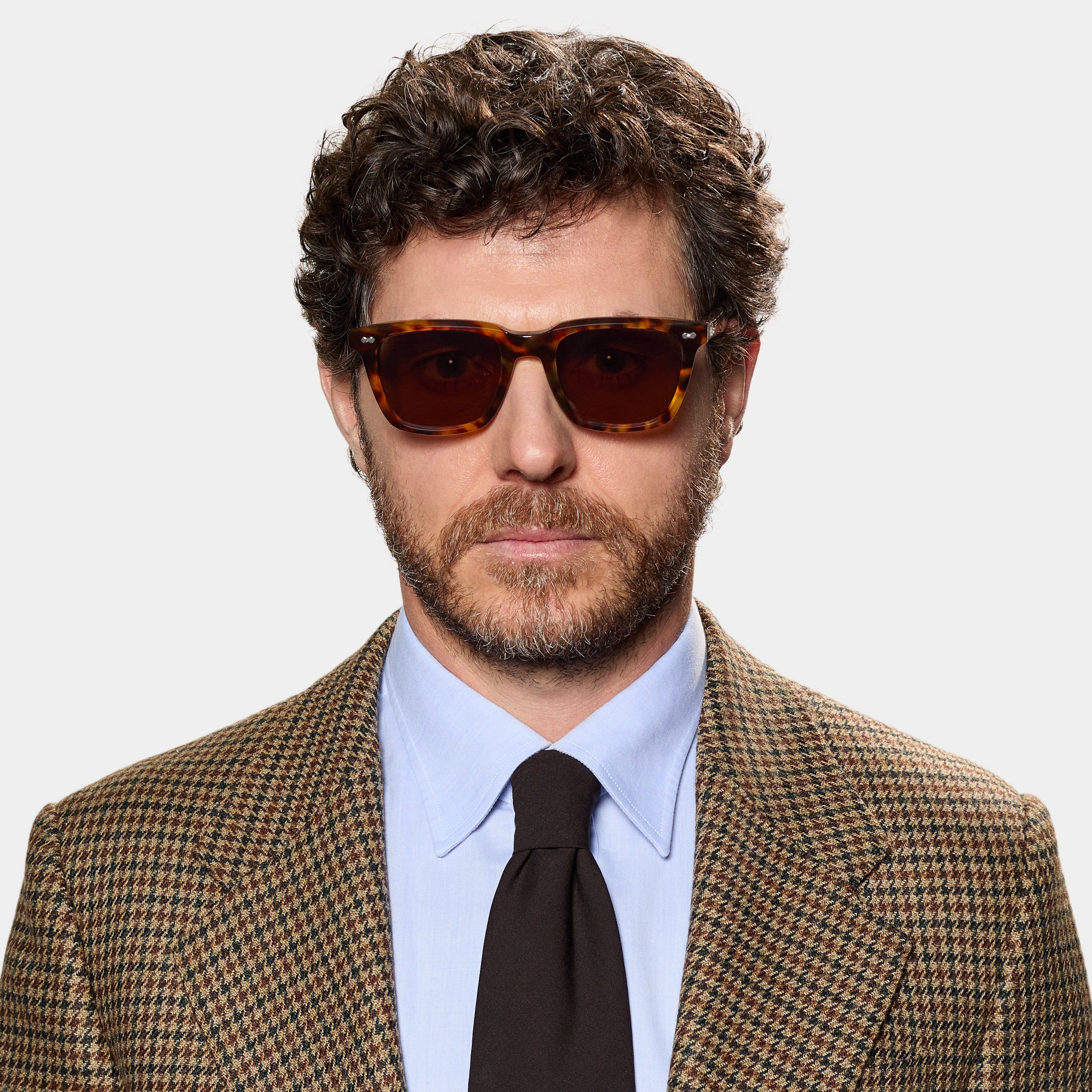 TBD Eyewear Carré Eco Spotted Havana | Tobacco Lens Sunglasses