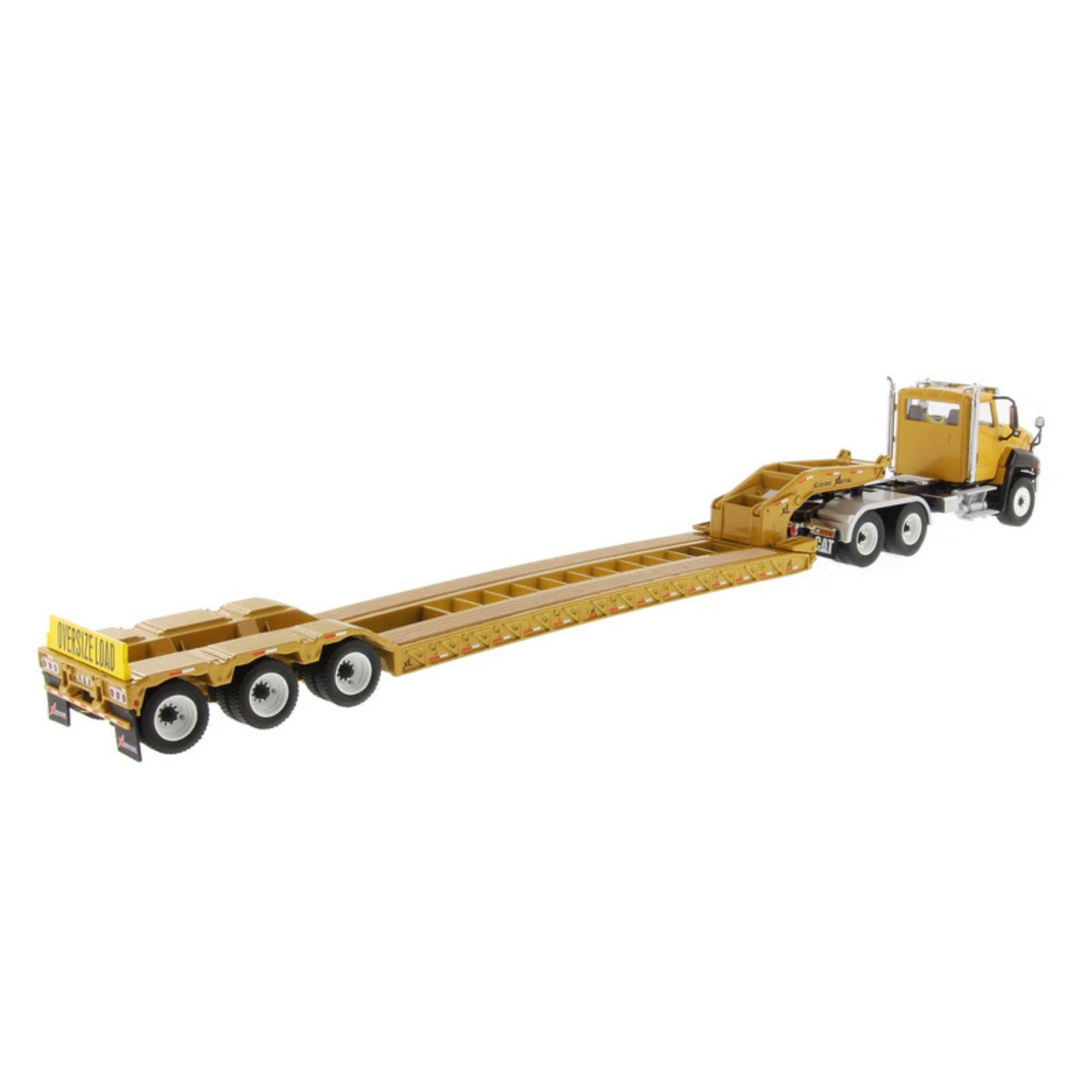 Diecast Masters 1:50 Cat® CT660 Day Cab Tractor with XL120 Low-Profile HDG Trailer 85503C Diecast Model