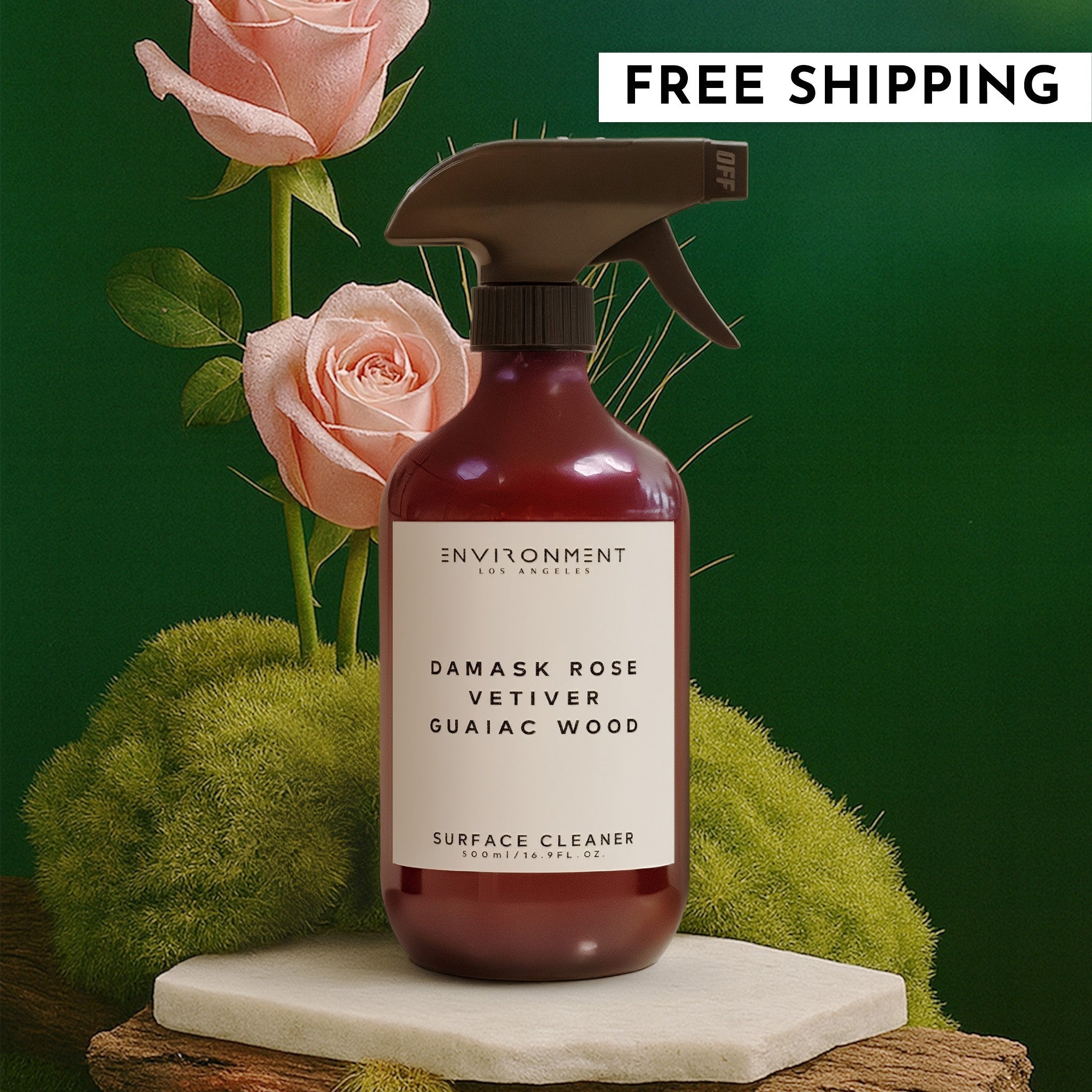 Damask Rose | Vetiver | Guaiac Wood Surface Cleaner (Inspired by Le Labo Rose 31® and Fairmont Hotel®)