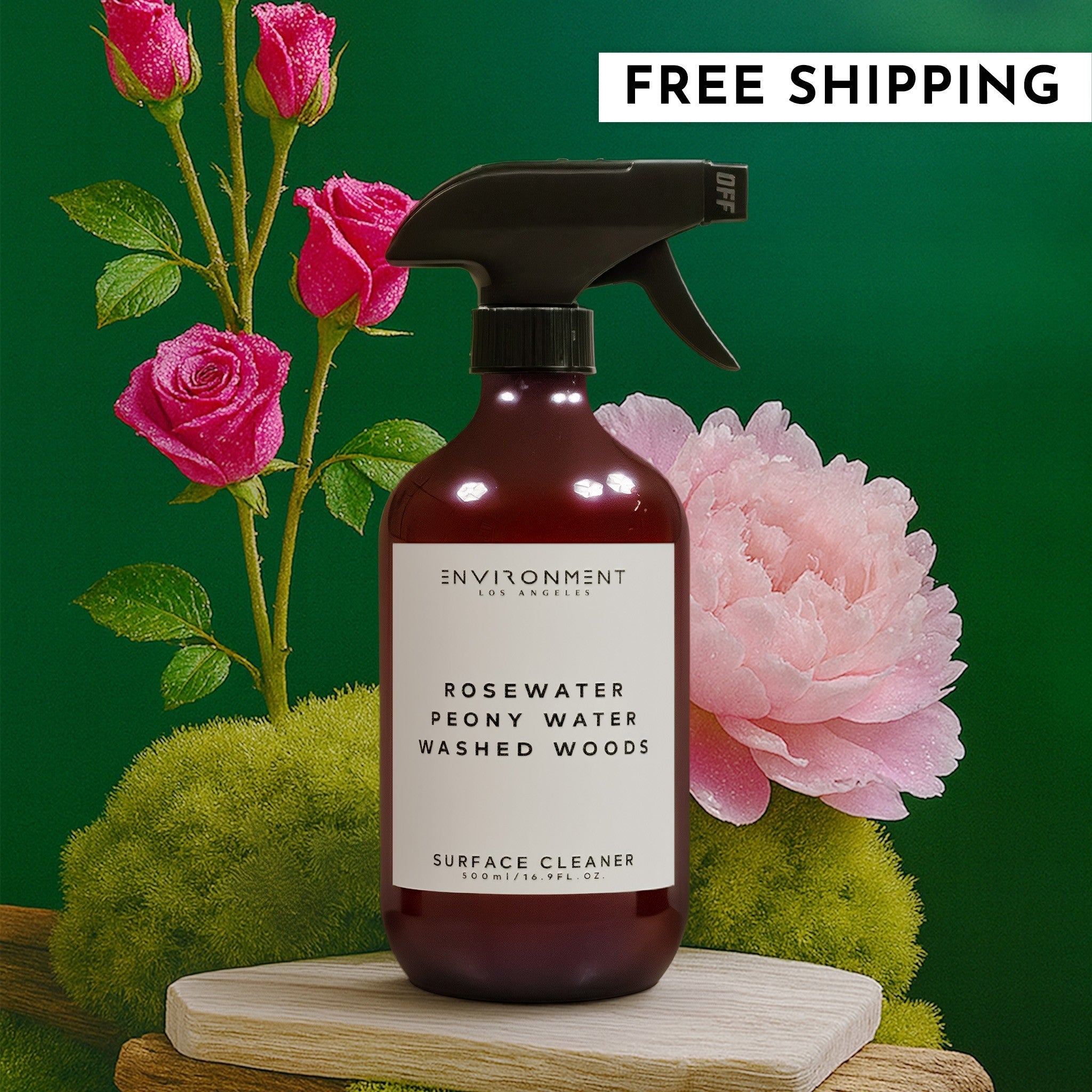 Rosewater | Peony Water | Washed Woods Surface Cleaner (Inspired by Issey Miyake L'Eau d'Issey®)