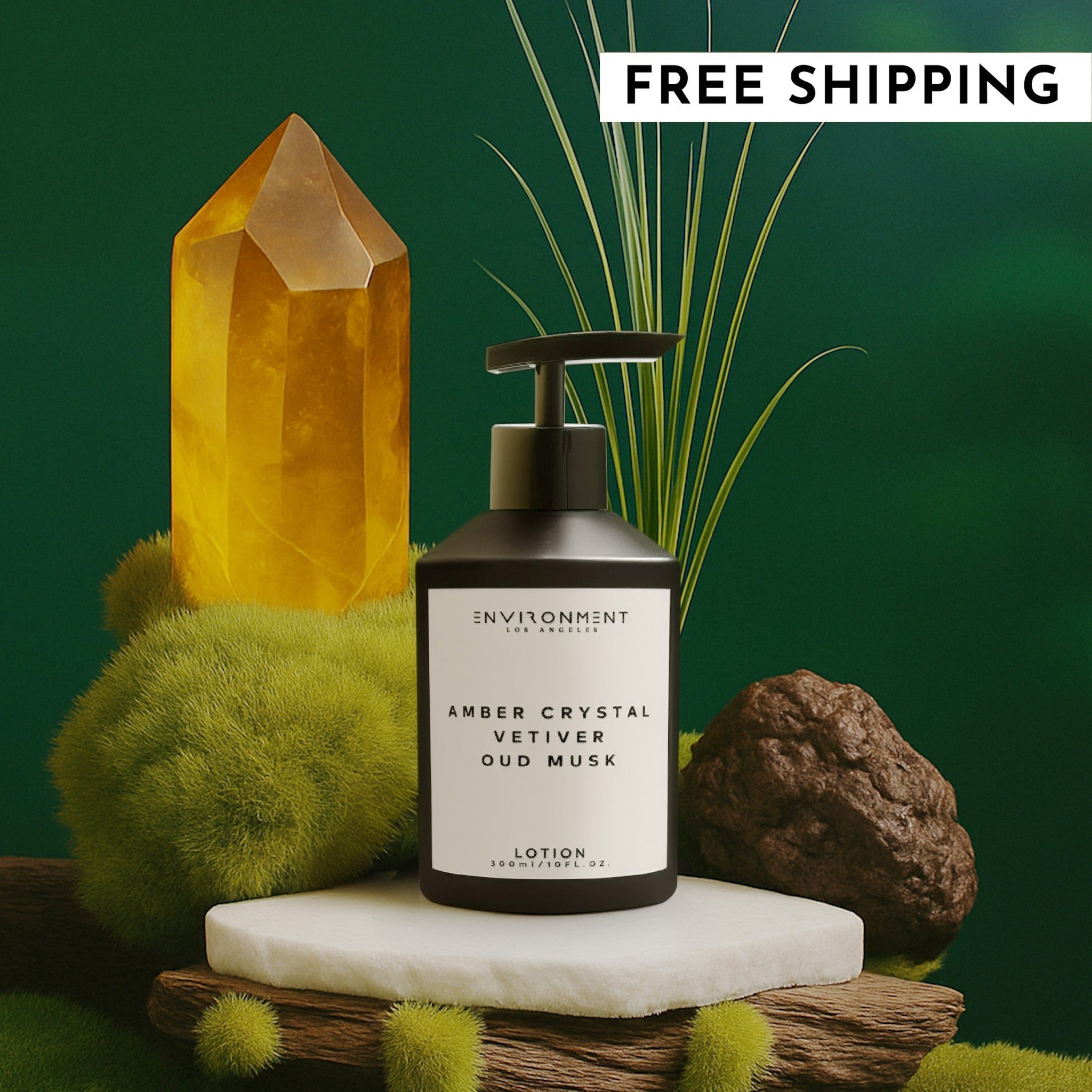 Amber Crystal | Vetiver | Oud Musk Lotion (Inspired by Baccarat Rouge 540®)