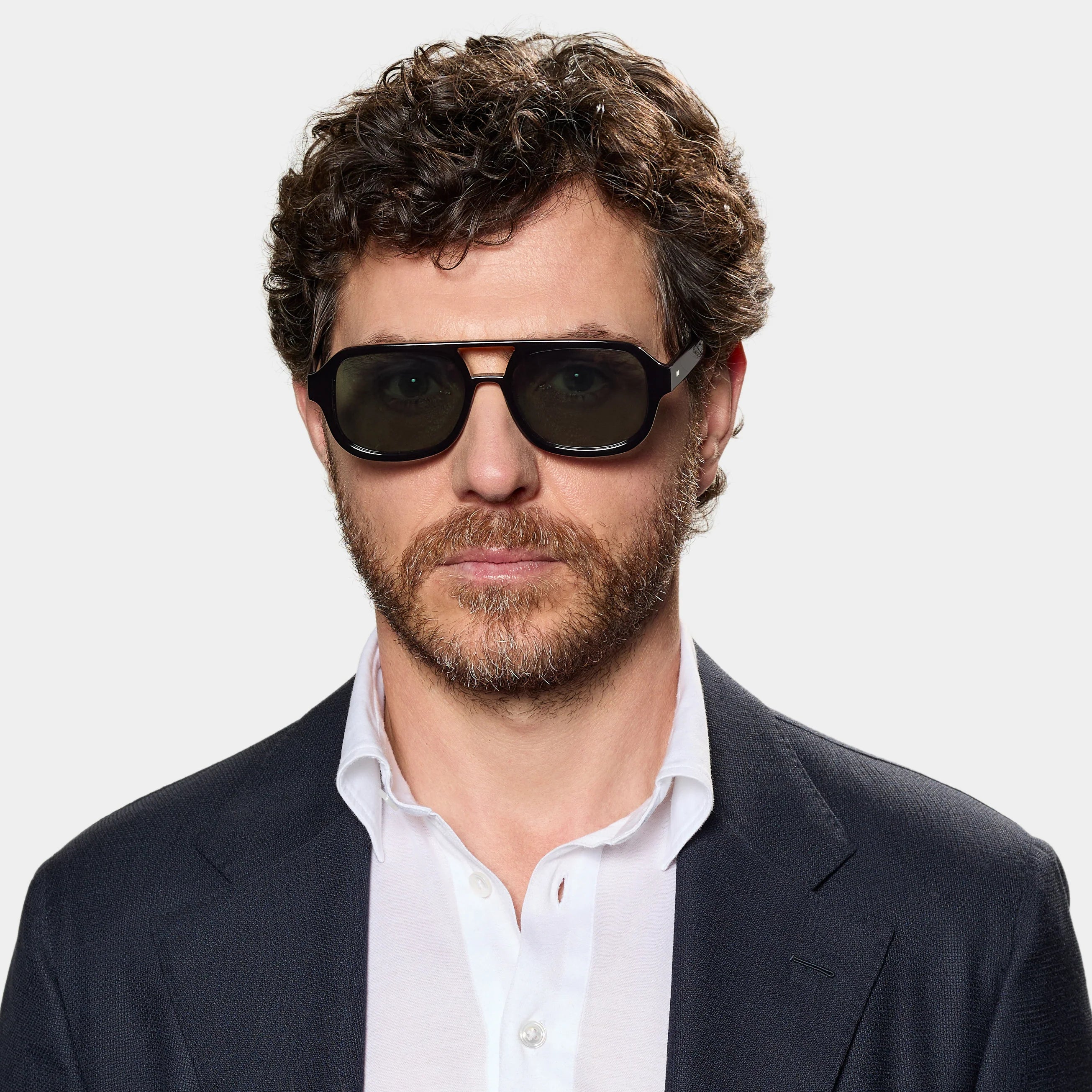 TBD Eyewear Gianni Eco Black | Bottle Green Lens Sunglasses