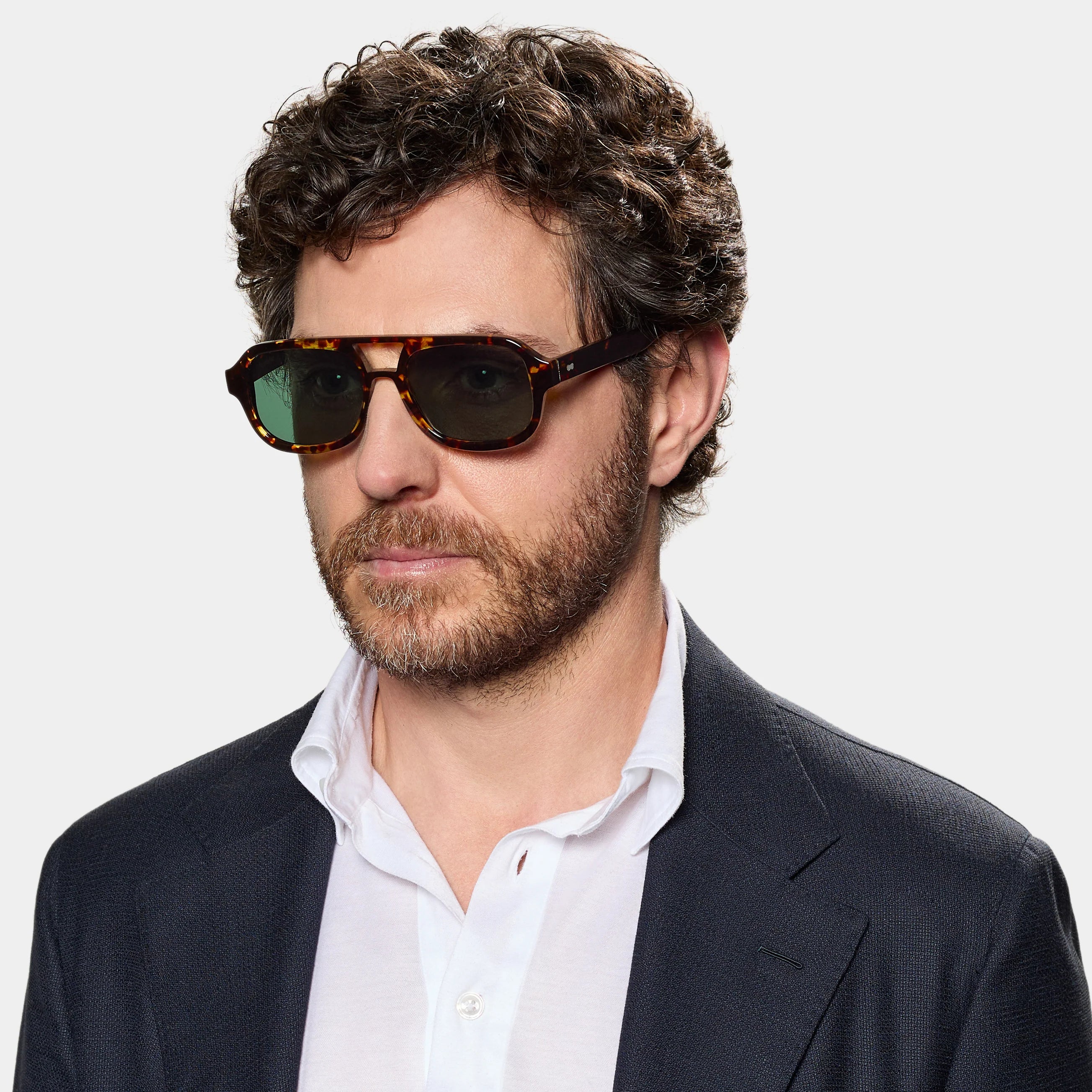 TBD Eyewear Gianni Eco Dark Havana | Bottle Green Lens Sunglasses