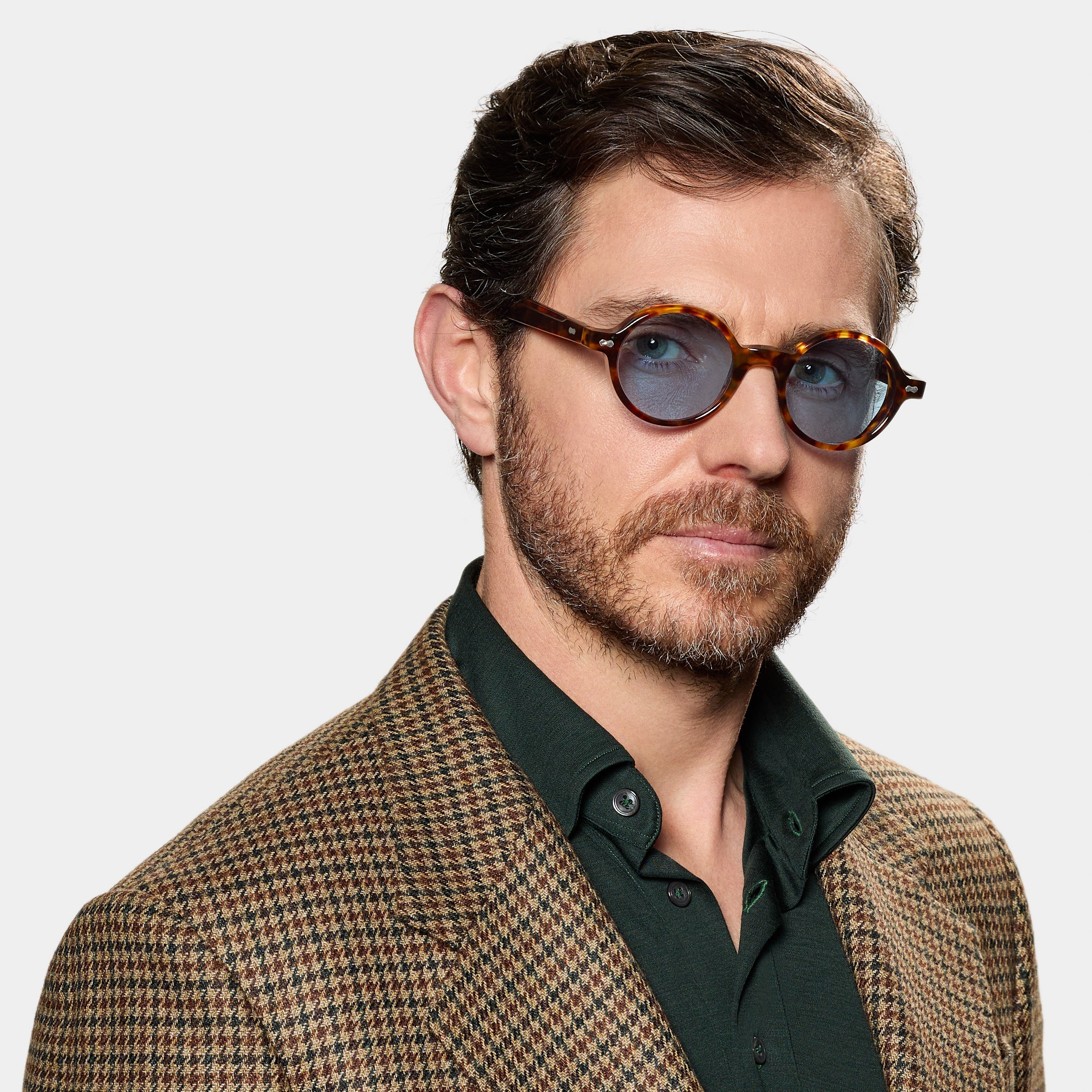 TBD Eyewear Giotto Eco Spotted Havana | Blue Lens Sunglasses