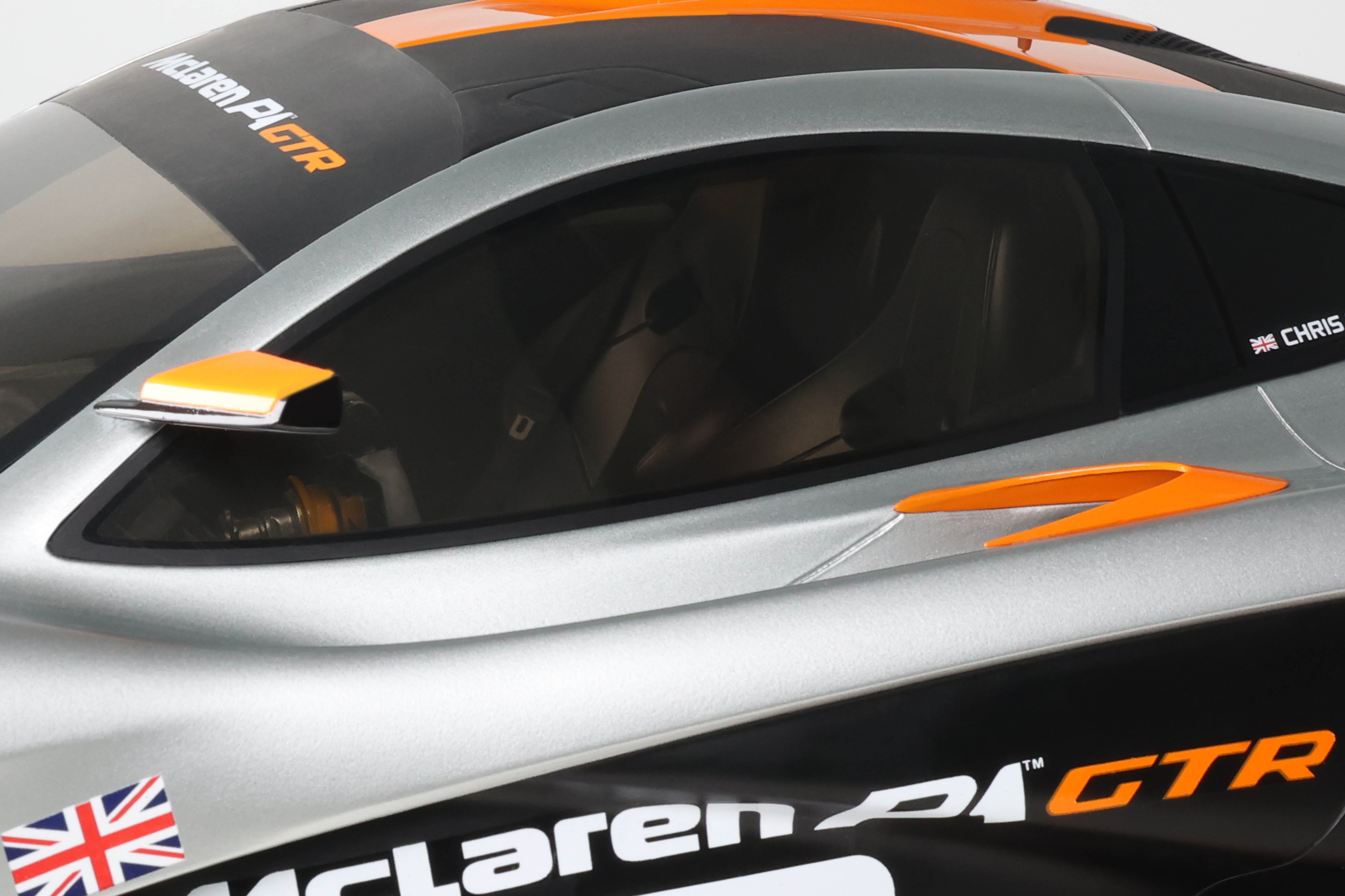 GT Spirit McLaren P1 GTR Pebble Beach Grey-2014 1:8 Diecast Car GTS800902