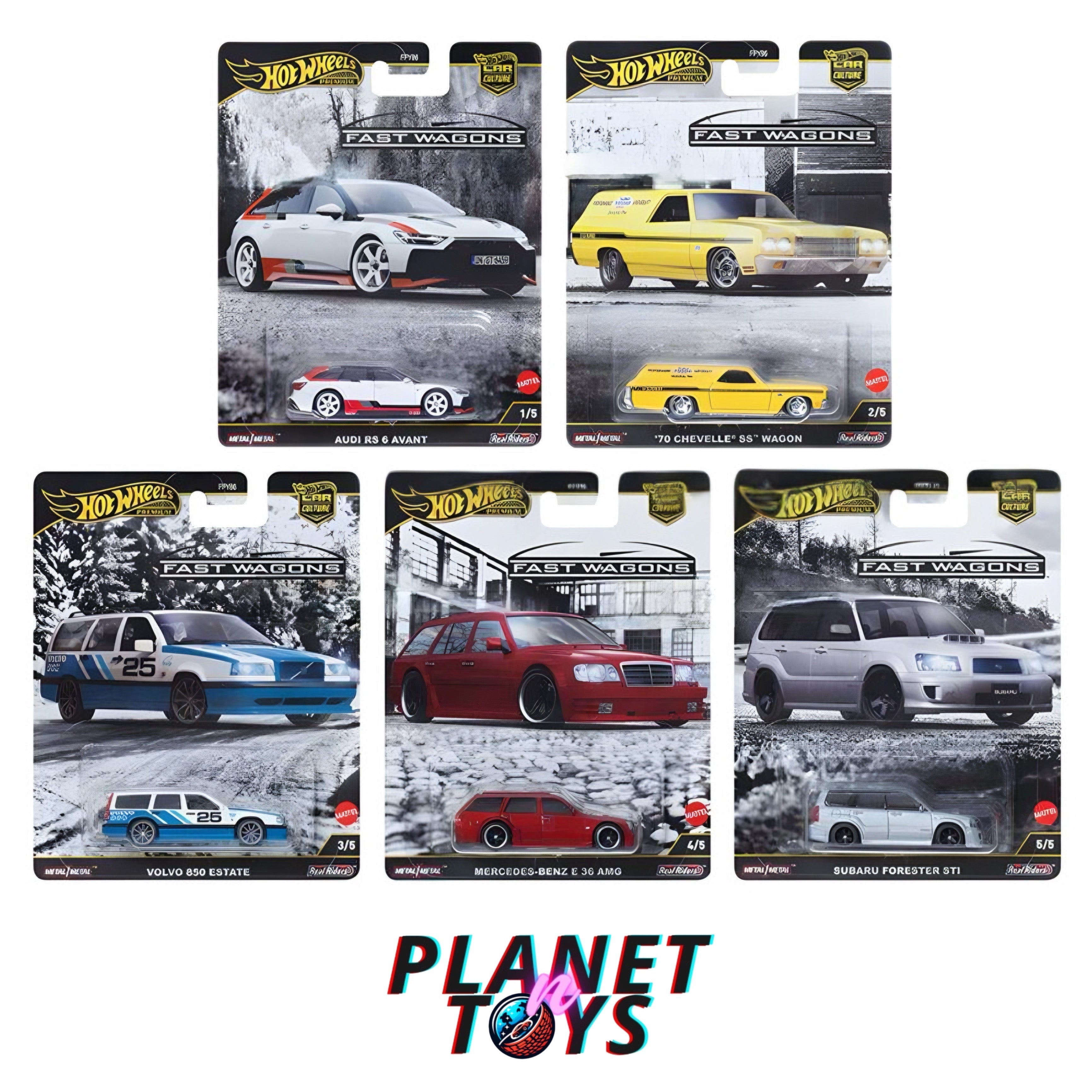 Hot Wheels Car Culture Premium Sets Assorted 1:64 Variety Diecast