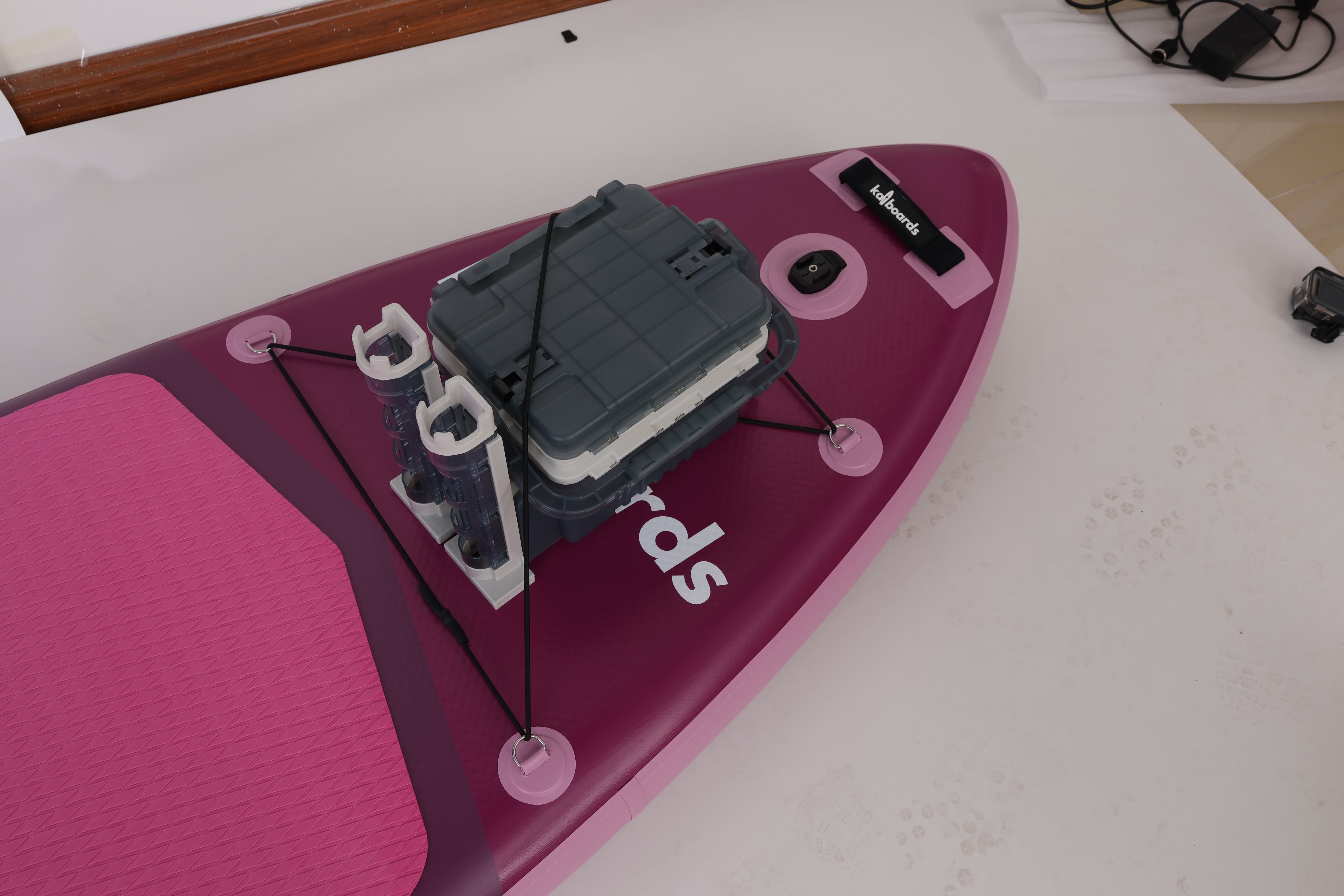 Kai Boards The Hibiscus 10’6 Inflatable SUP Paddle Board Set - Pink