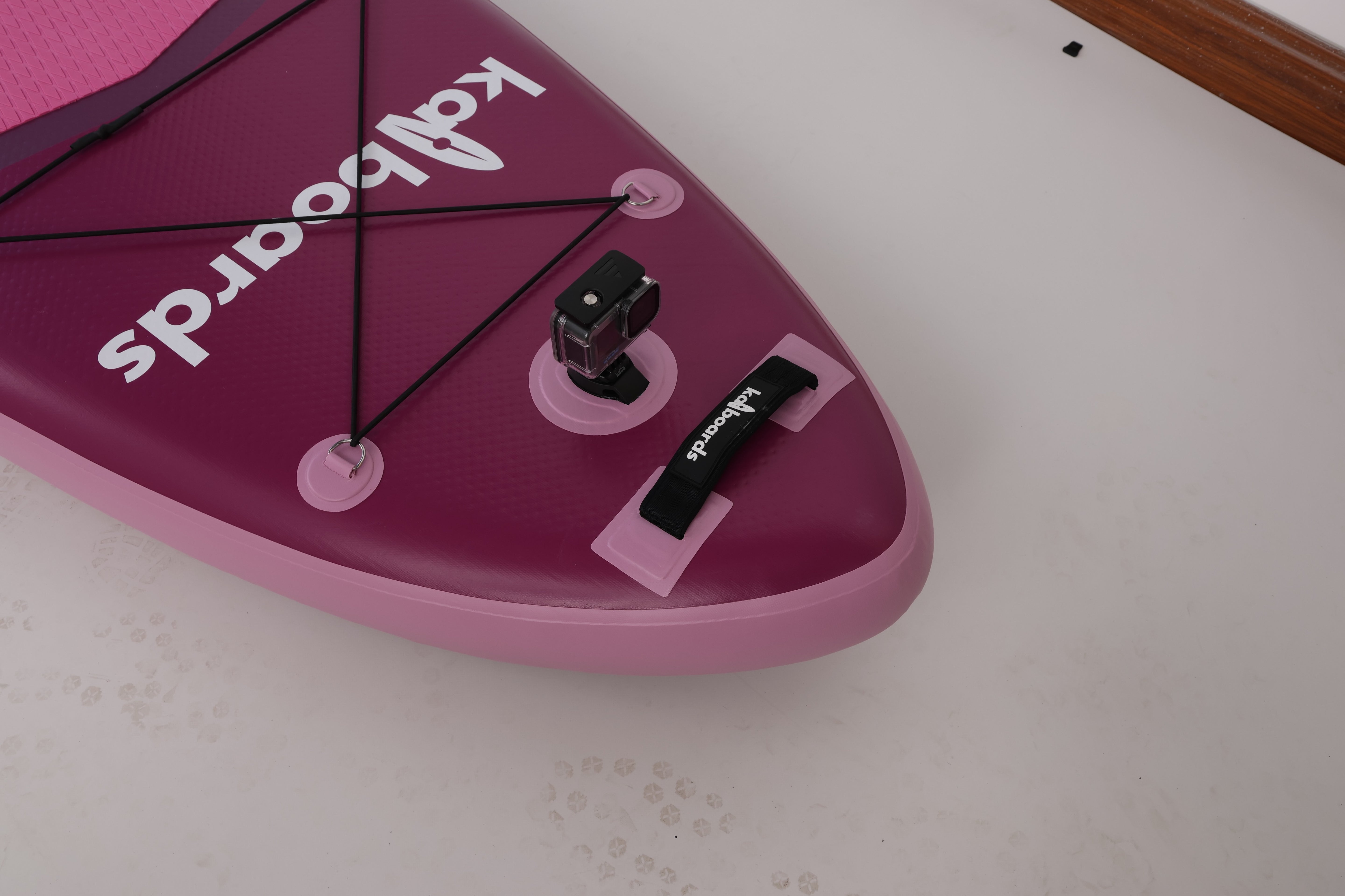 Kai Boards The Hibiscus 10’6 Inflatable SUP Paddle Board Set - Pink