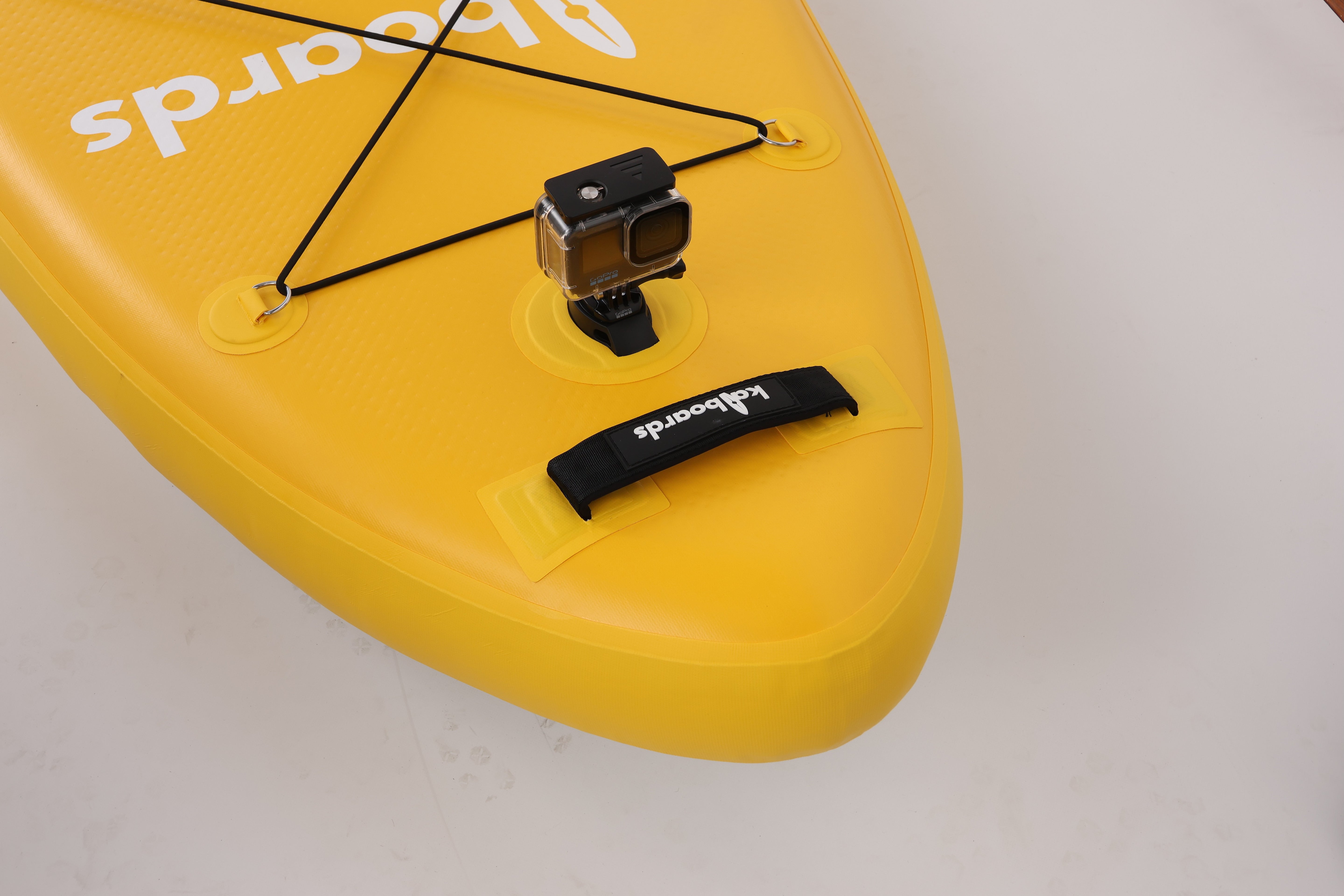 Kai Boards The Rainbow 10’6 Inflatable SUP Paddle Board Set - Yellow