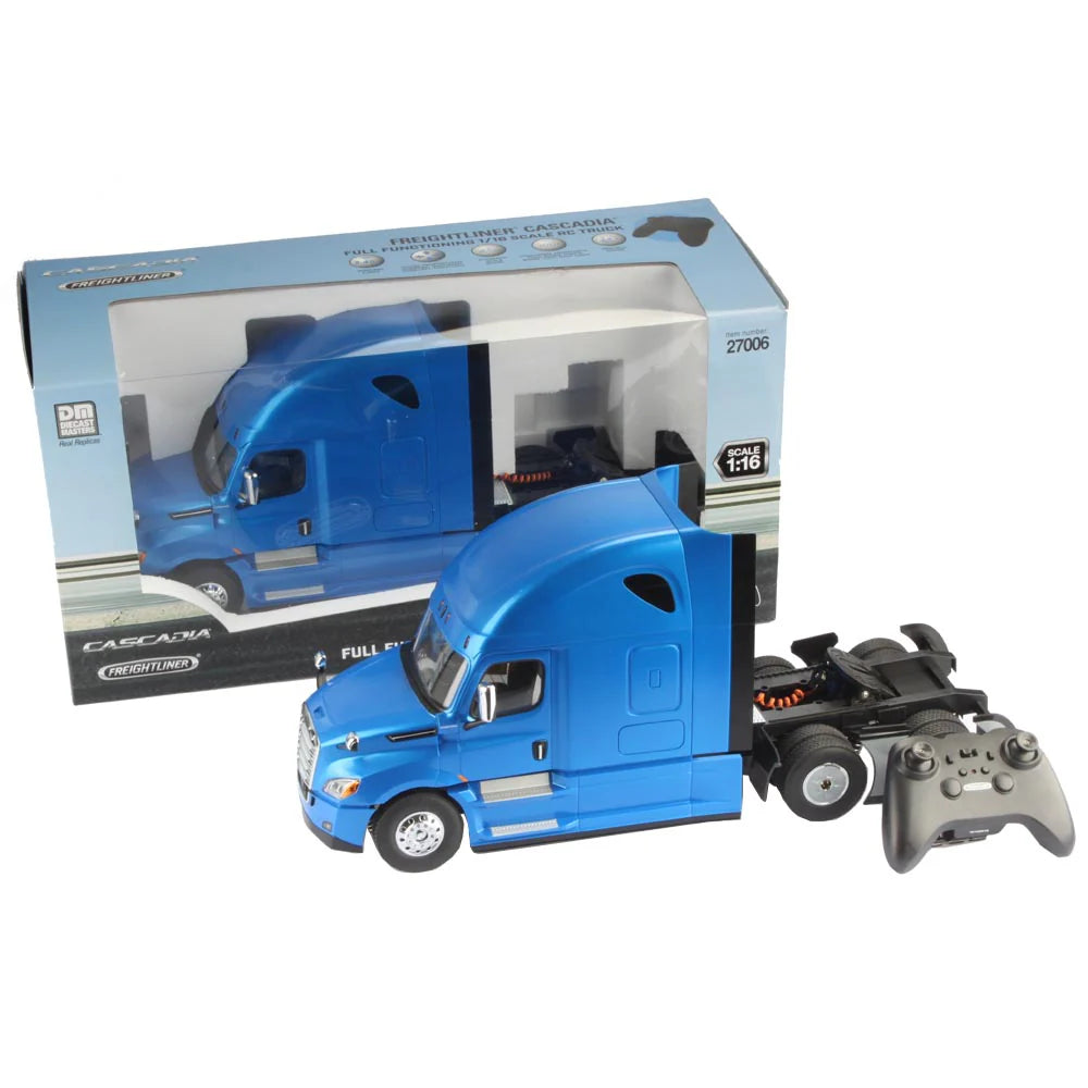 Diecast Masters 1:16 Freightliner Cascadia Truck Raised Roof Sleeper Cab Radio Control Toy 27006