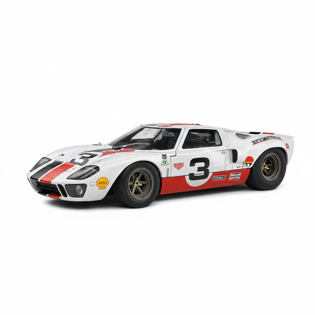 Solido Ford GT40 MK.1 Eric Dean Design White - 2015 1:18 Diecast Car S1803010