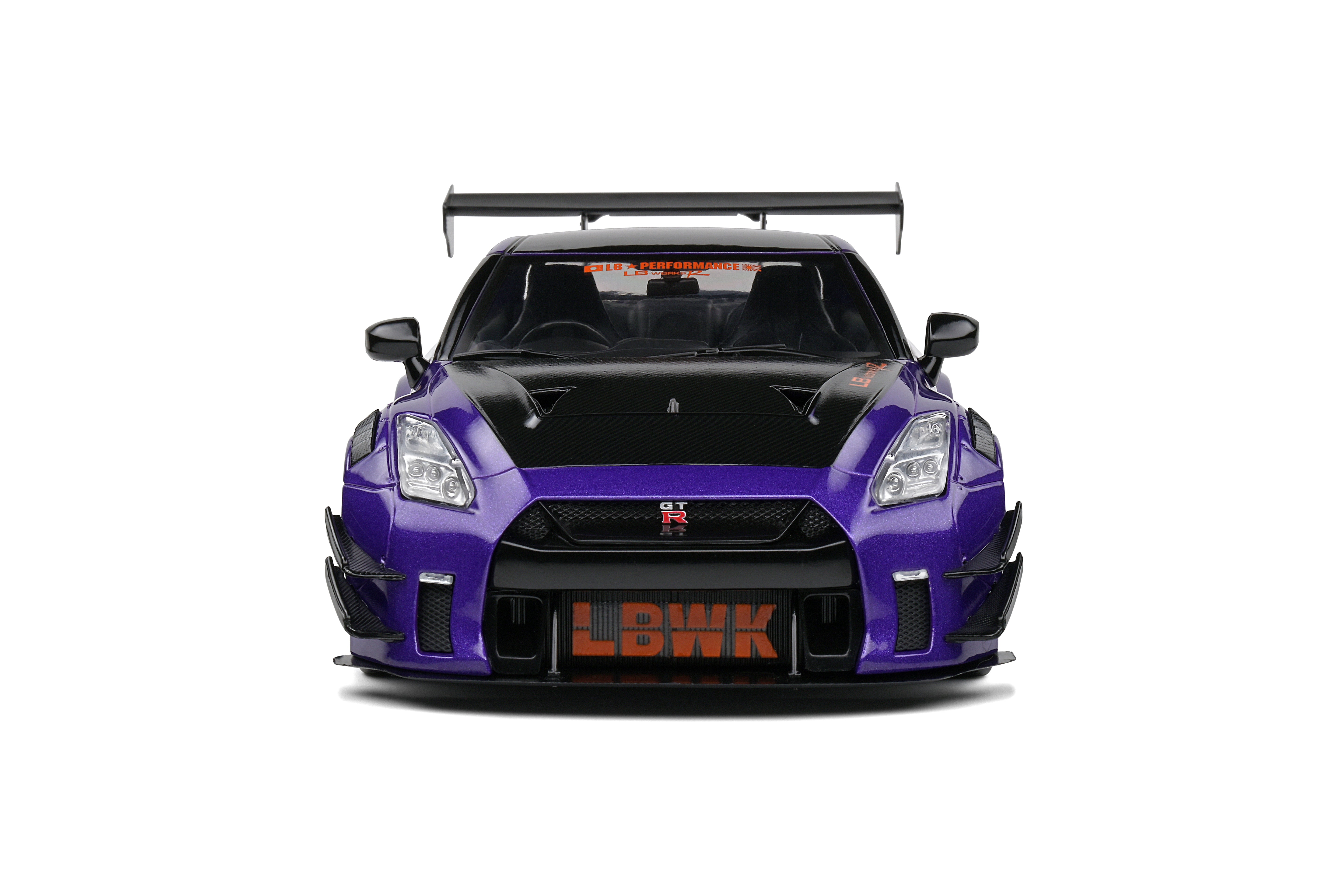 Solido Nissan GT-R (R35) Liberty Walk Body Kit 2.0 Purplezilla - 2022 1:18 Diecast Car S1805812