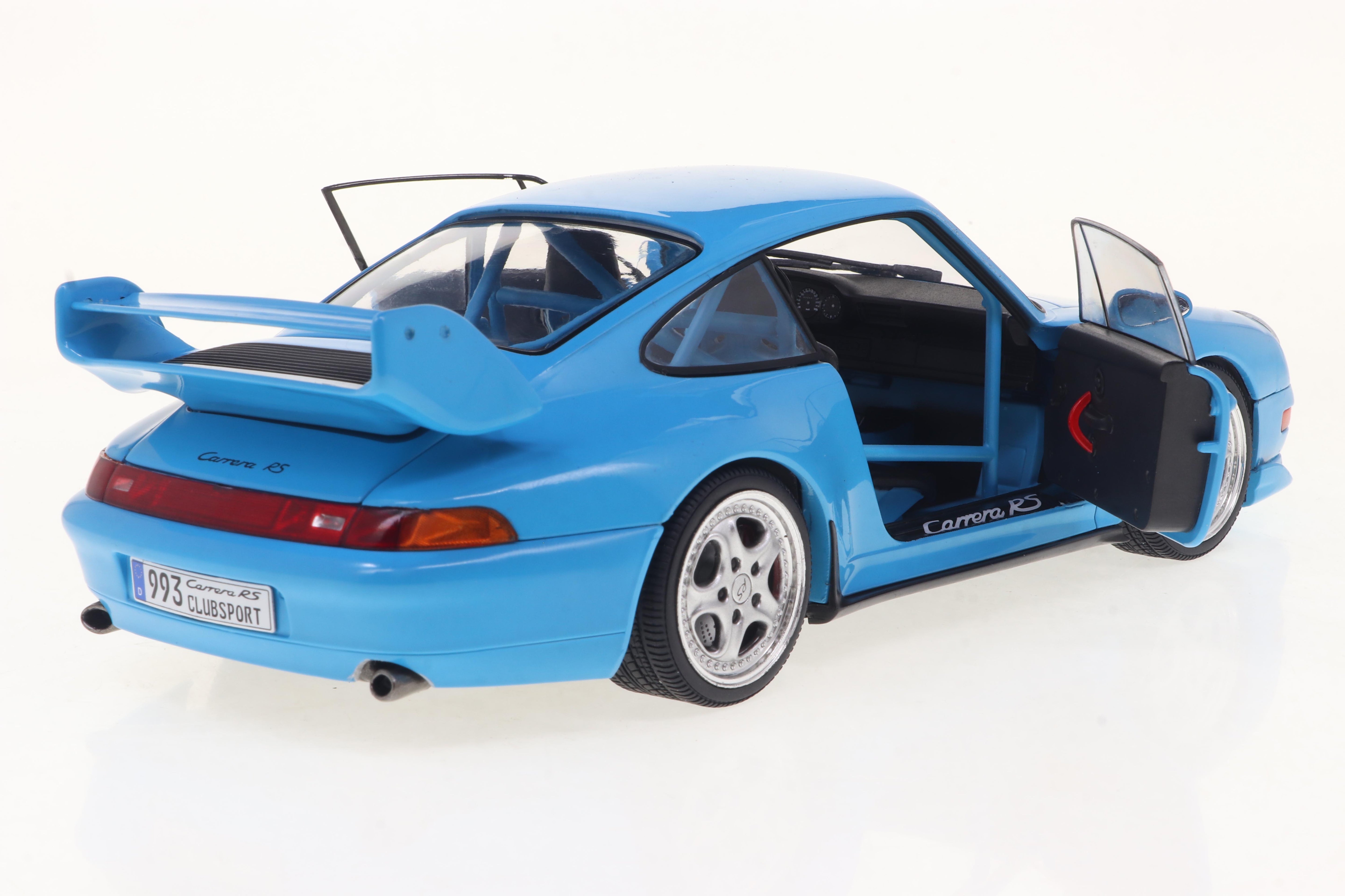 Solido Porsche 911 (993) Riviera Blue - 1997 1:18 Diecast Car S1810101