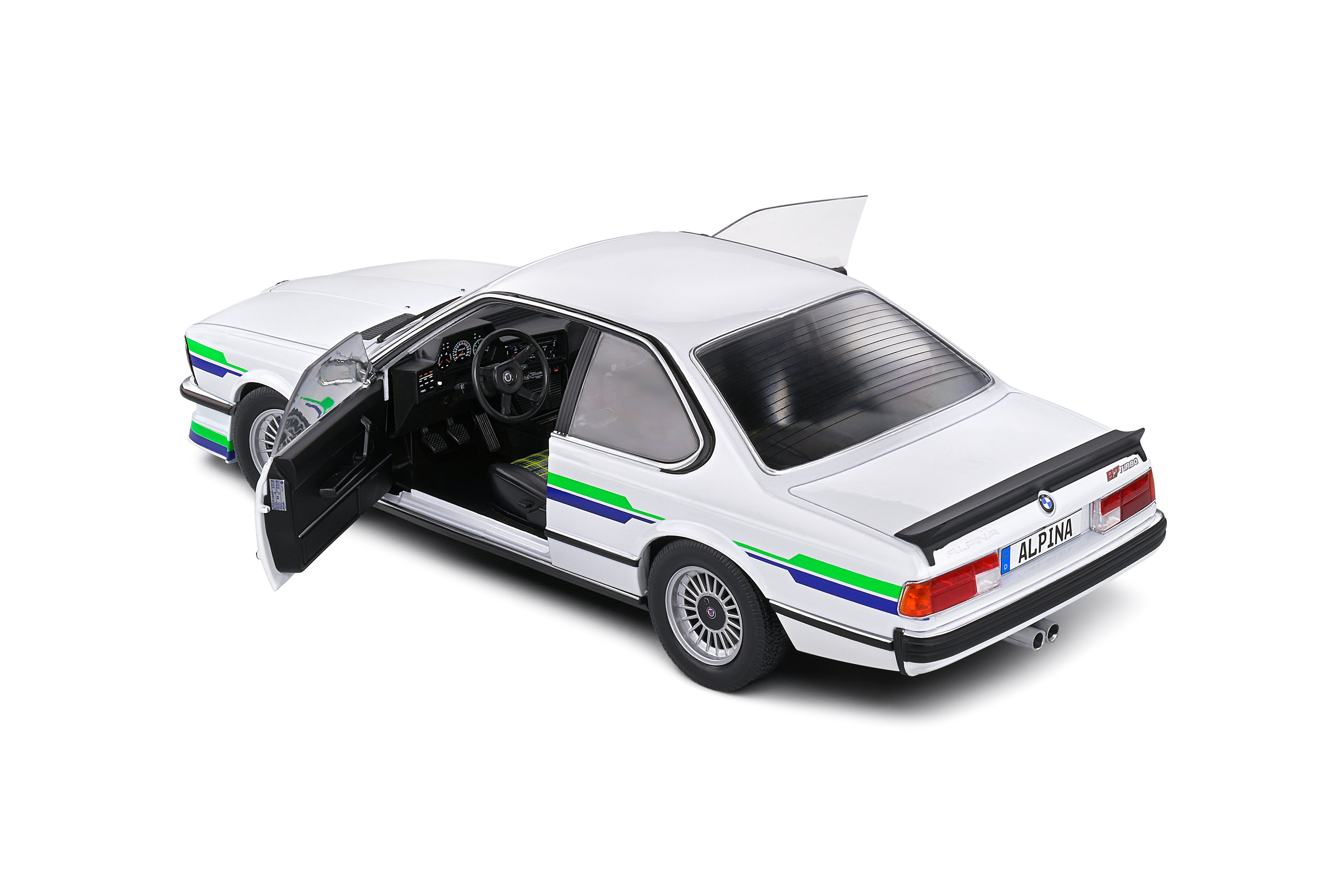 Solido BMW Alpina B7 Turbo (E24) – 1984 1:18 White Diecast Car S1810303