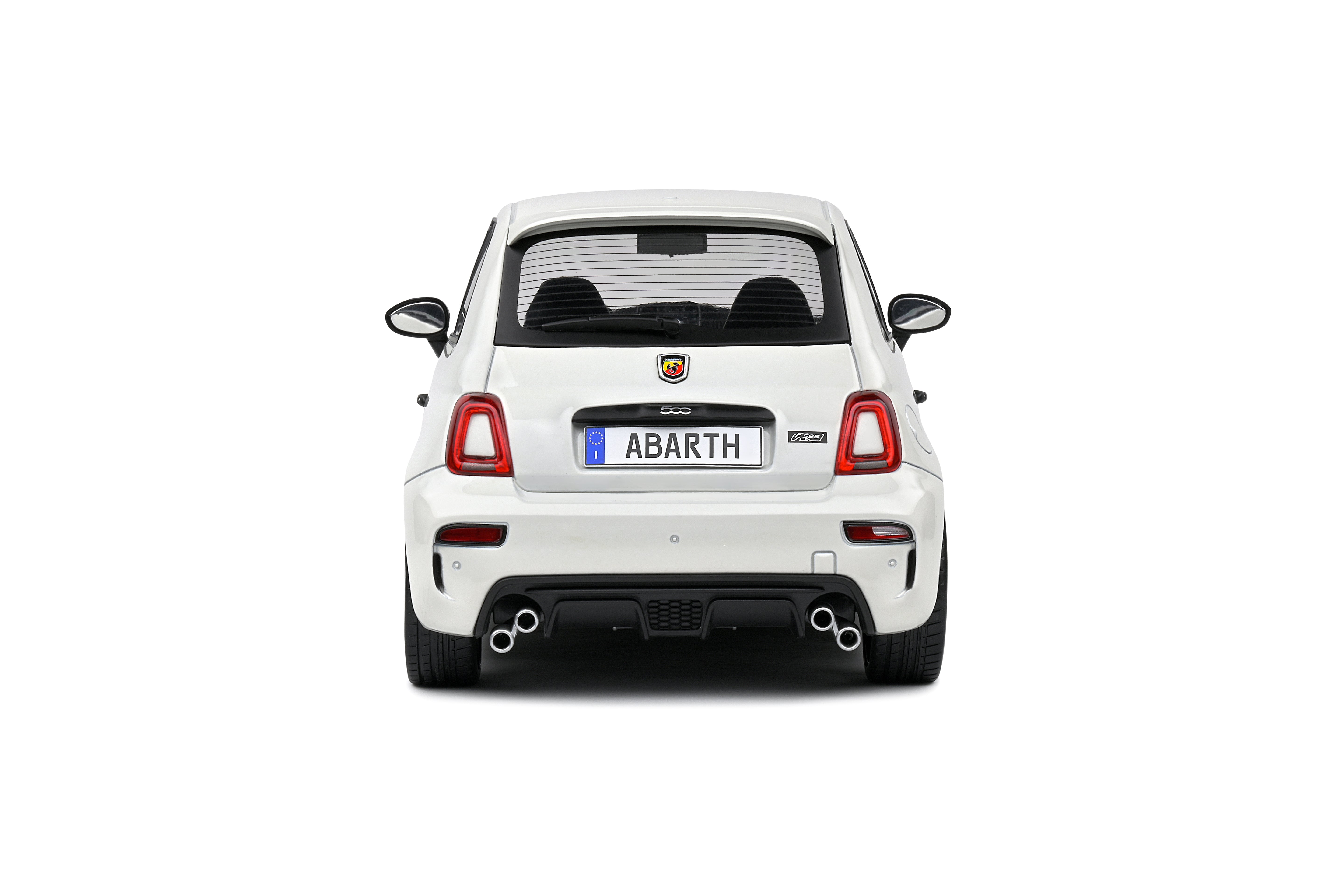 Solido Fiat F595 Abarth White - 2022 1:18 Diecast Car S1811301