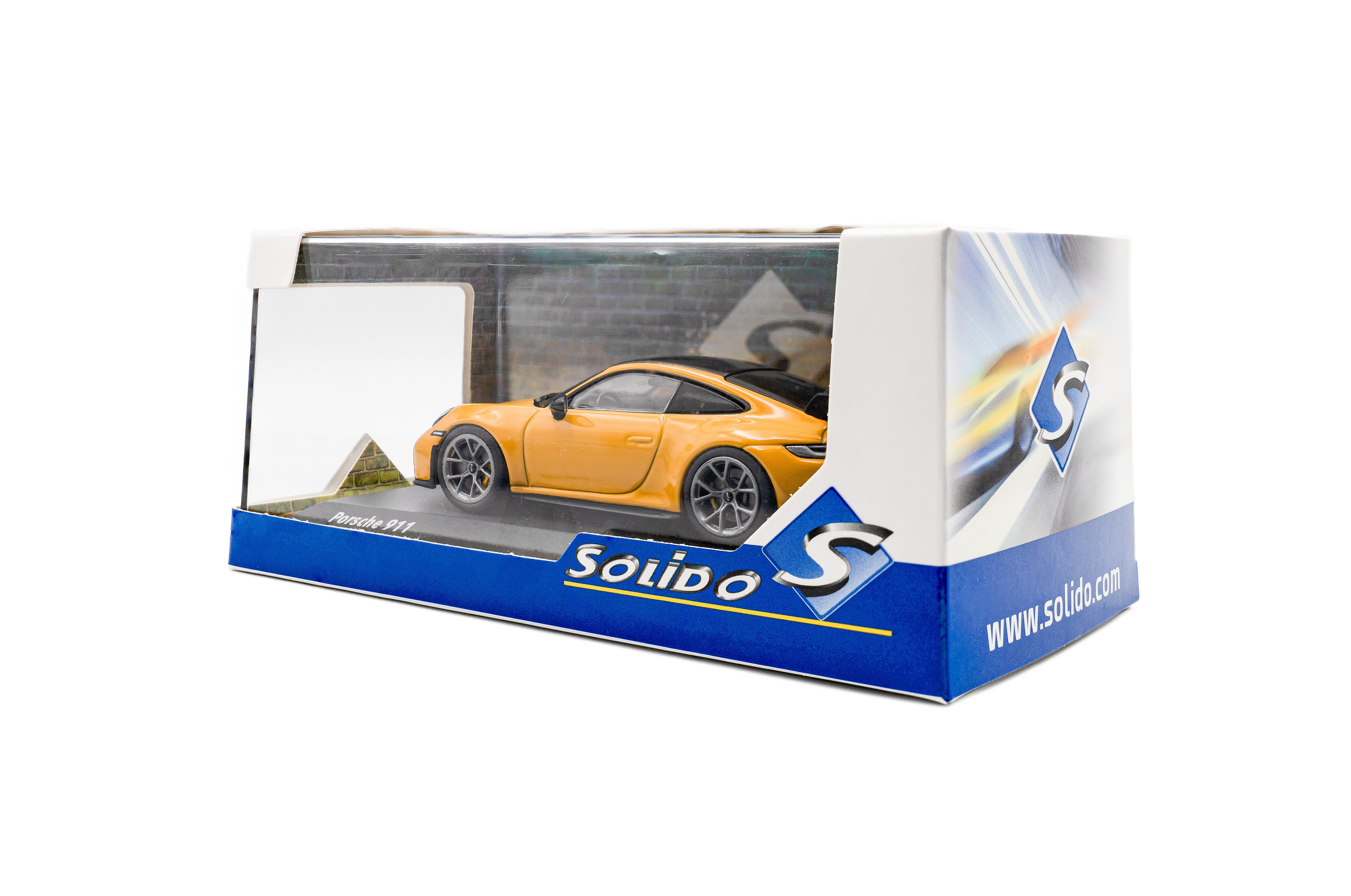 Solido Porsche 911 (992) GT3 Signal Yellow-2023 1:43 Diecast Car S4312504
