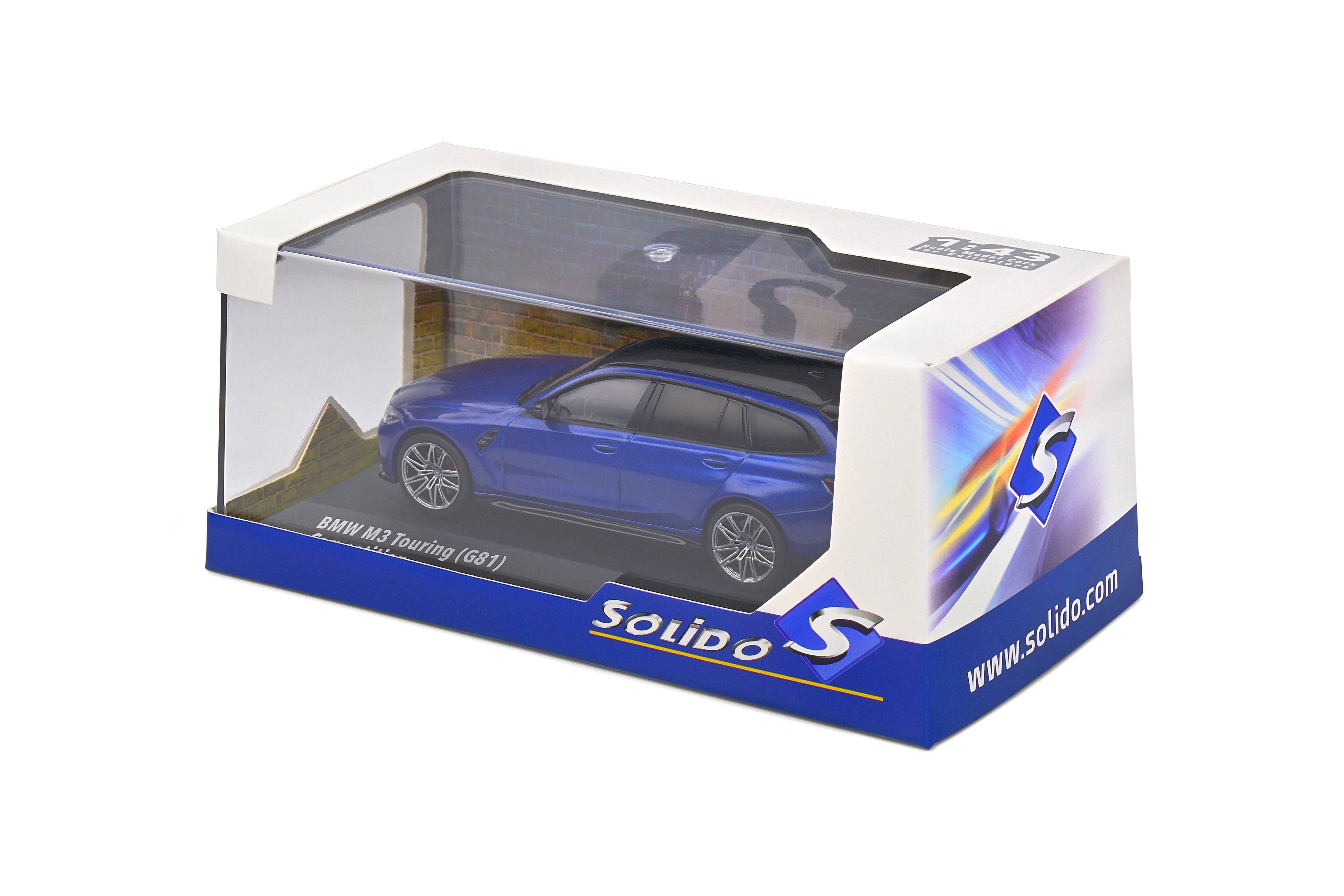 Solido BMW G81 M3 Touring Blue - 2023 1:43 Diecast Car S4315402
