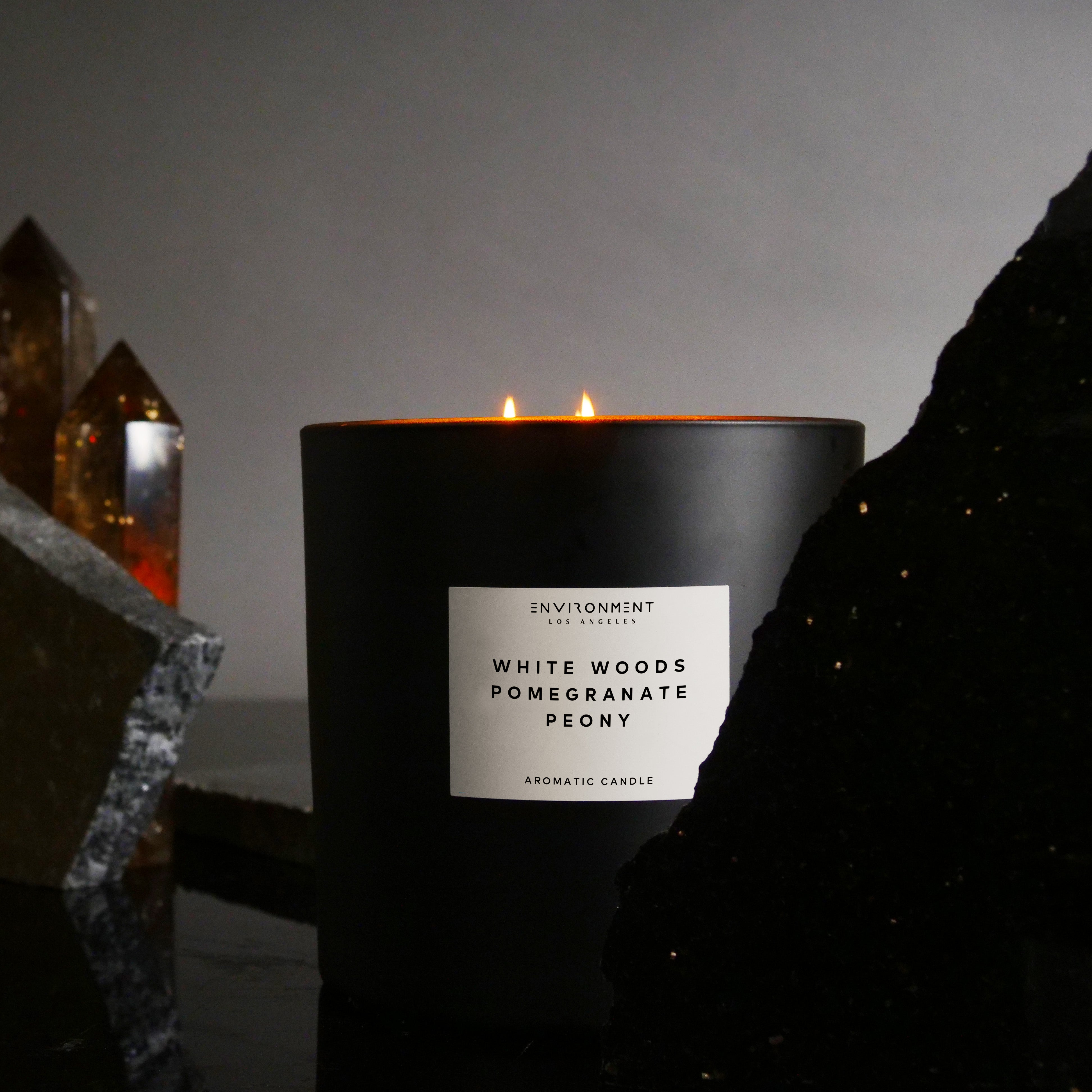 55oz White Woods | Pomegranate | Peony Candle (Inspired by The Aria Hotel®)