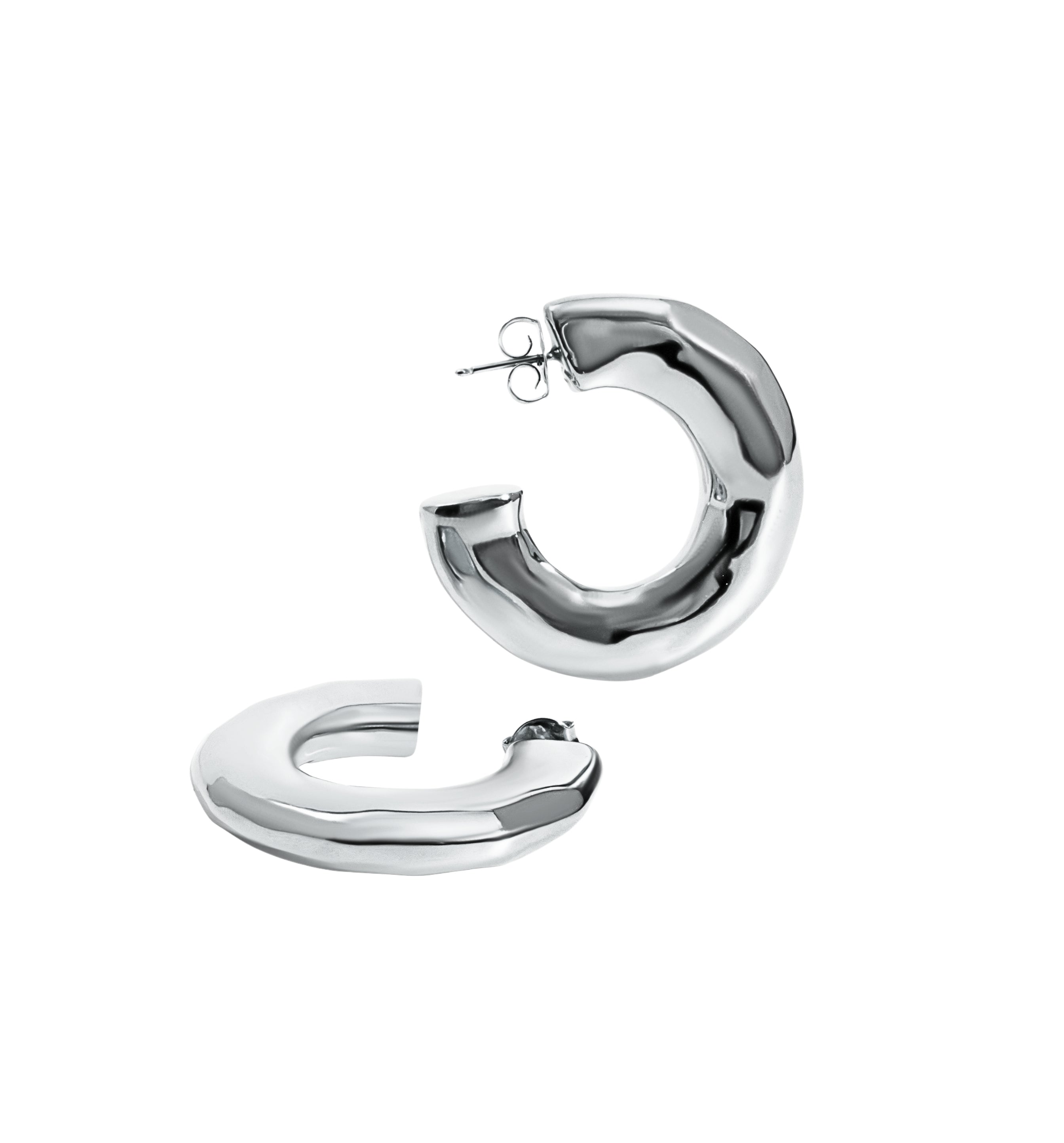 Denise Pacini Emma Hammered Open Hoops