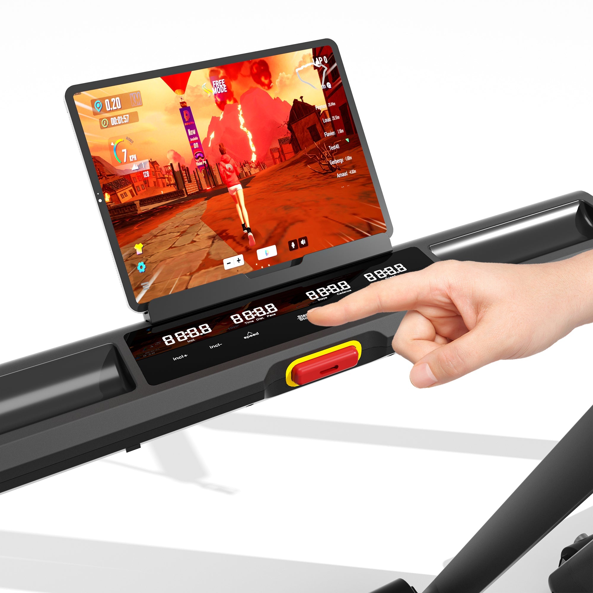 DeerRun X20 Treadmill with 15% Auto Incline Full Running Deck Treadmill | 400 lbs, 11.3 mph