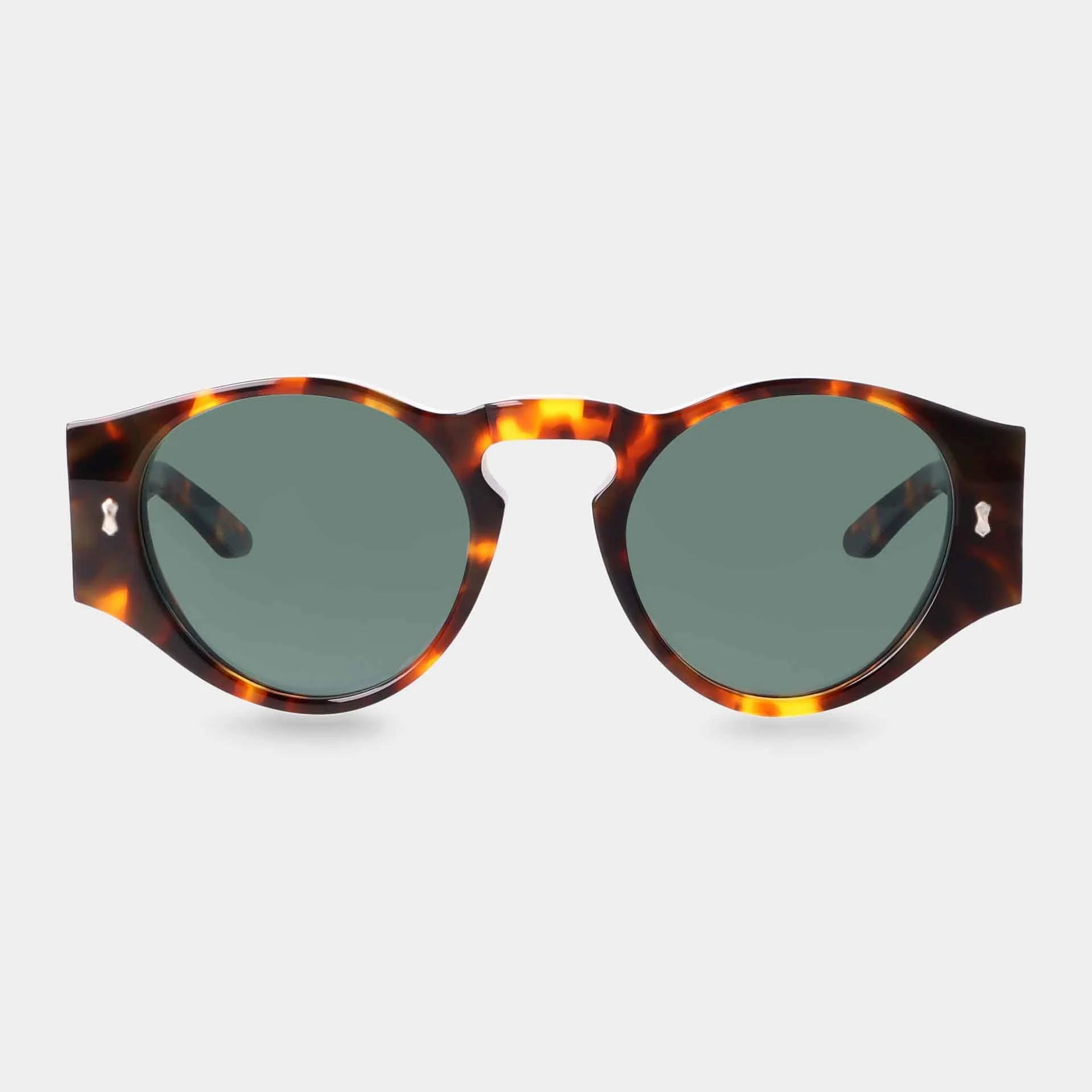 TBD Eyewear Ari Eco Spotted Havana | Bottle Green Lens Sunglasses