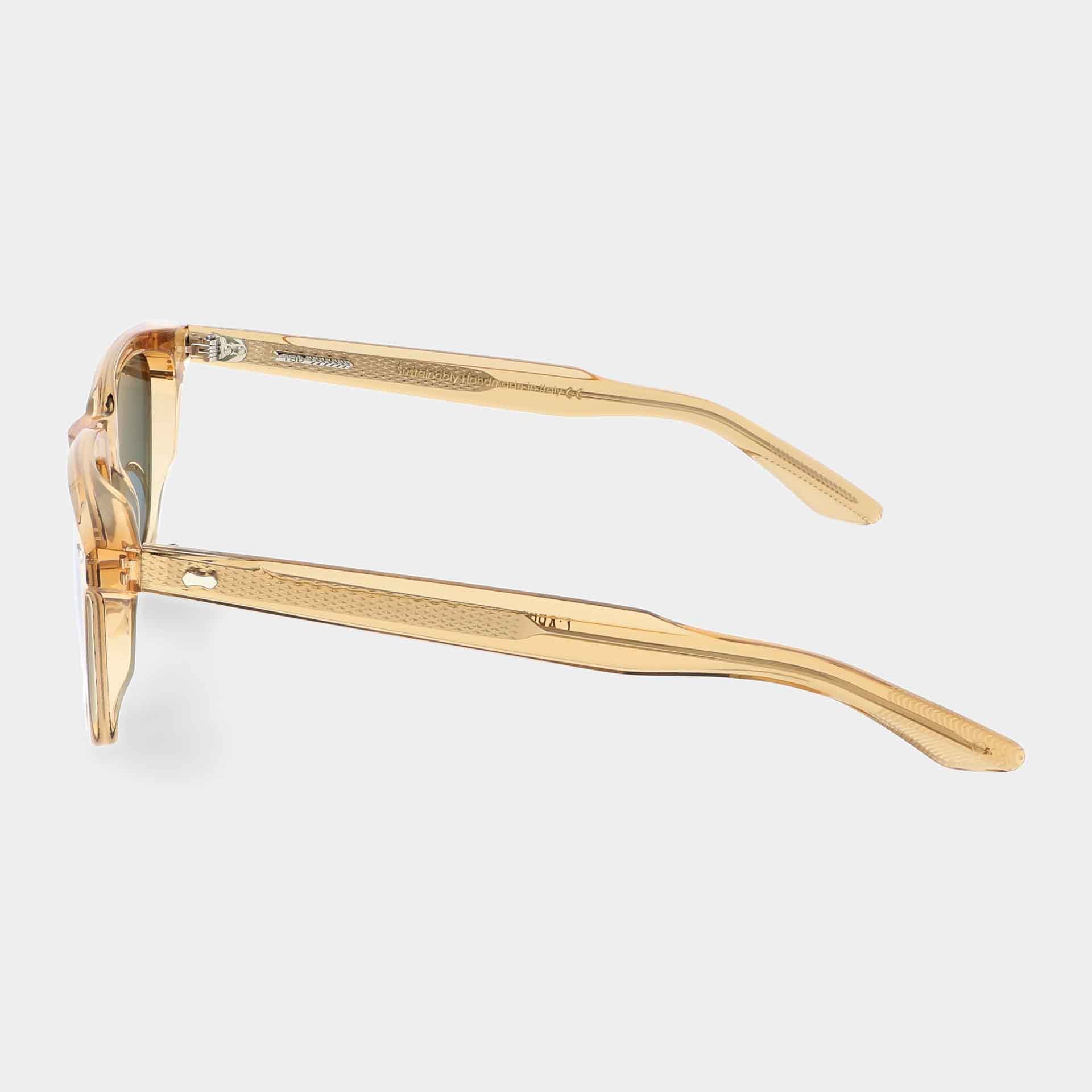 TBD Eyewear Carré Eco Champagne | Bottle Green Lens Sunglasses