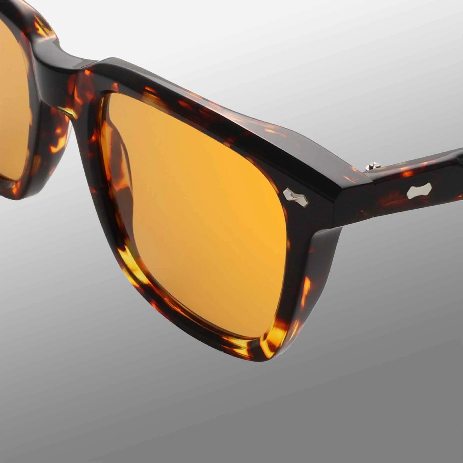 TBD Eyewear Carré Eco Dark Havana | Orange Lens Sunglasses