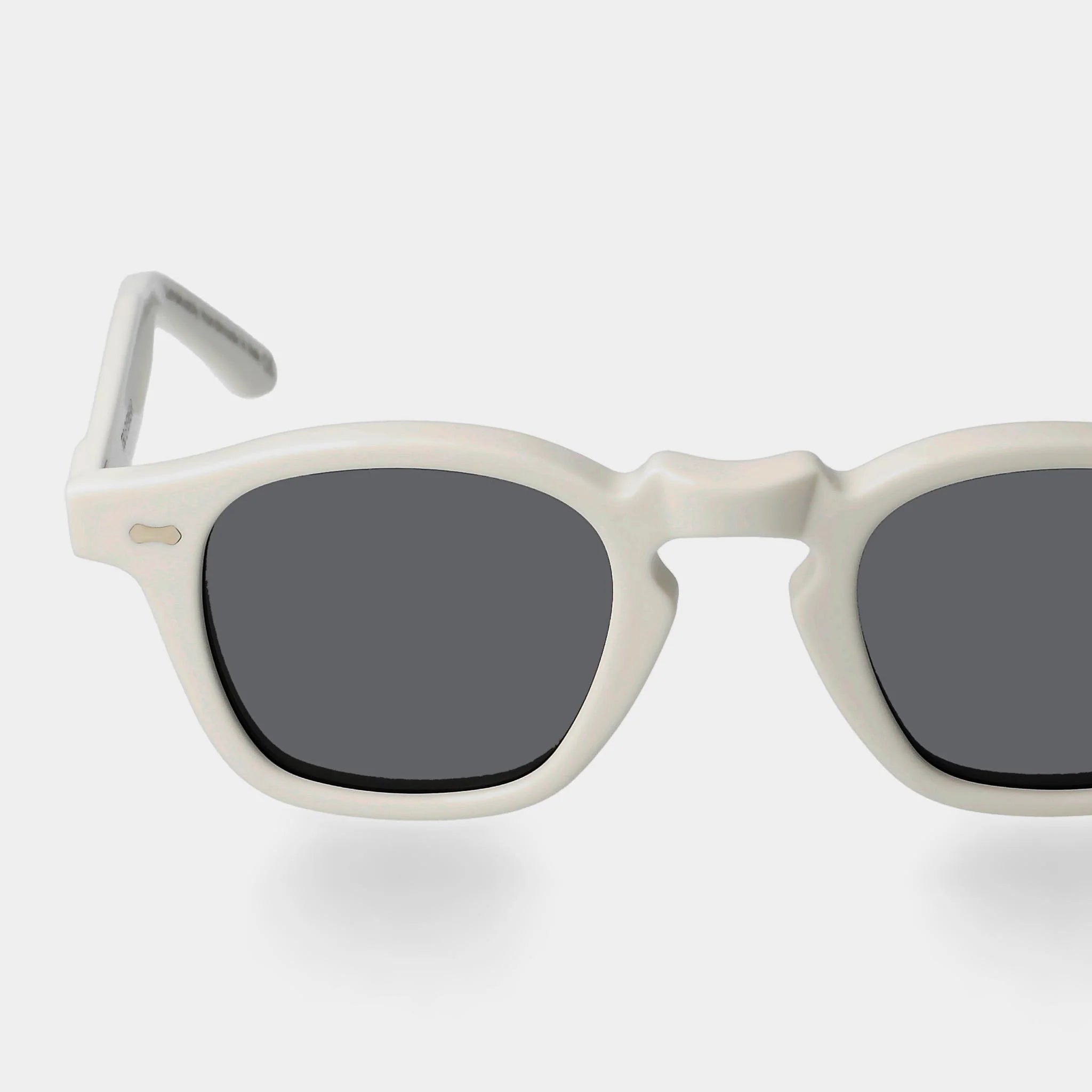 TBD Eyewear Cord White | Grey Lens Sunglasses