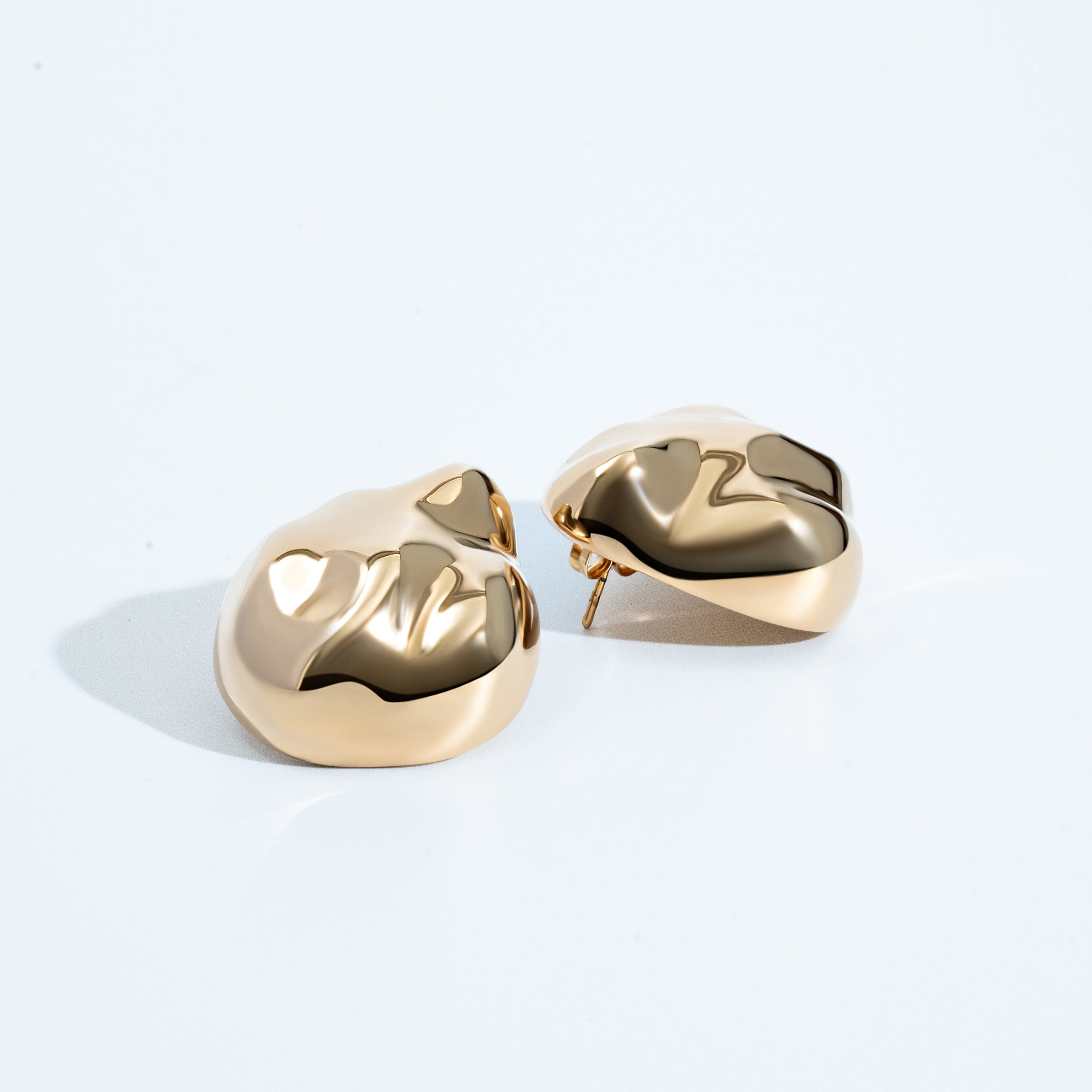 Denise Pacini Giselle Dented Dome Earrings