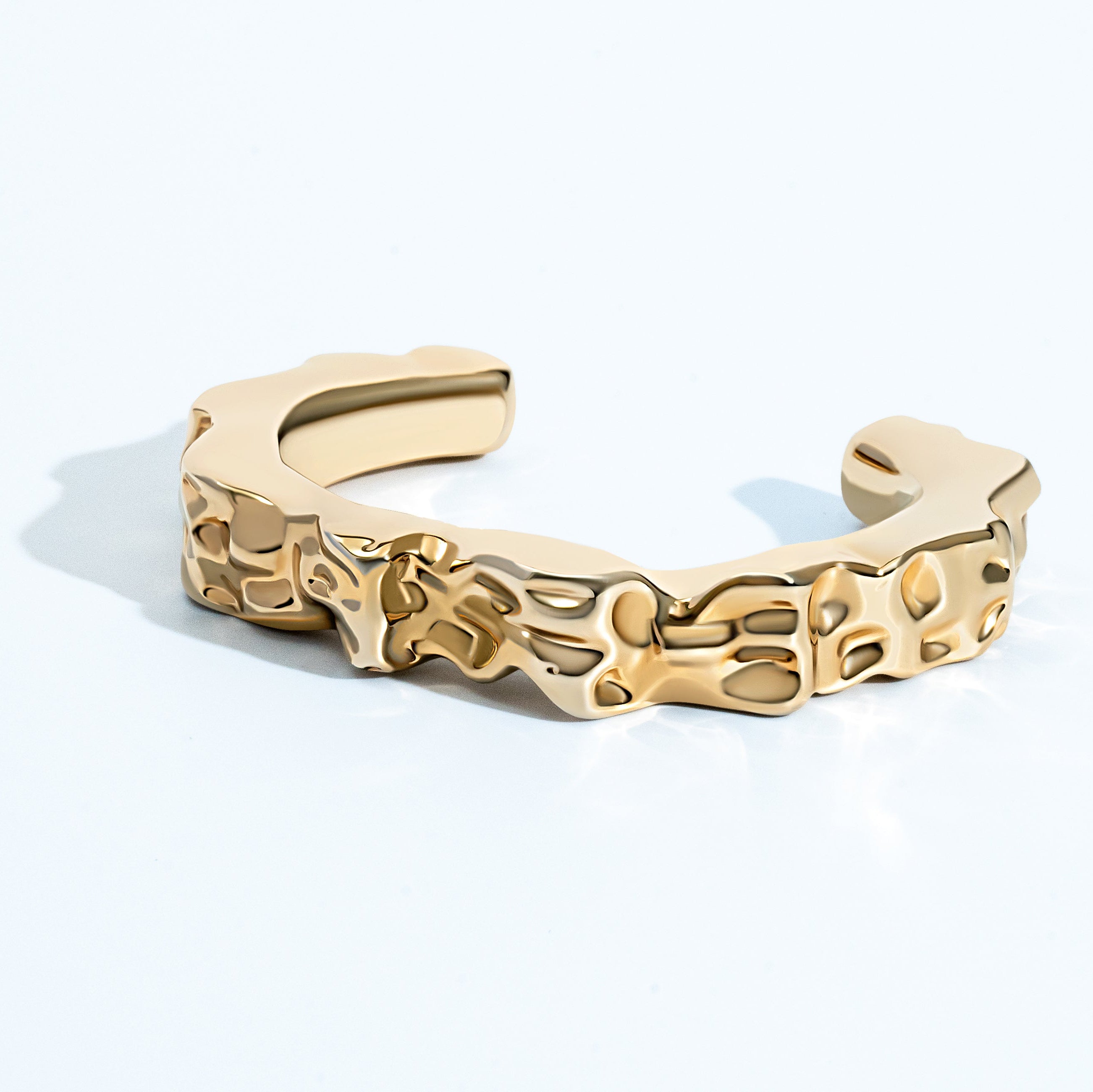 Denise Pacini Nathalia Sculpted Hammered Bracelet Cuff