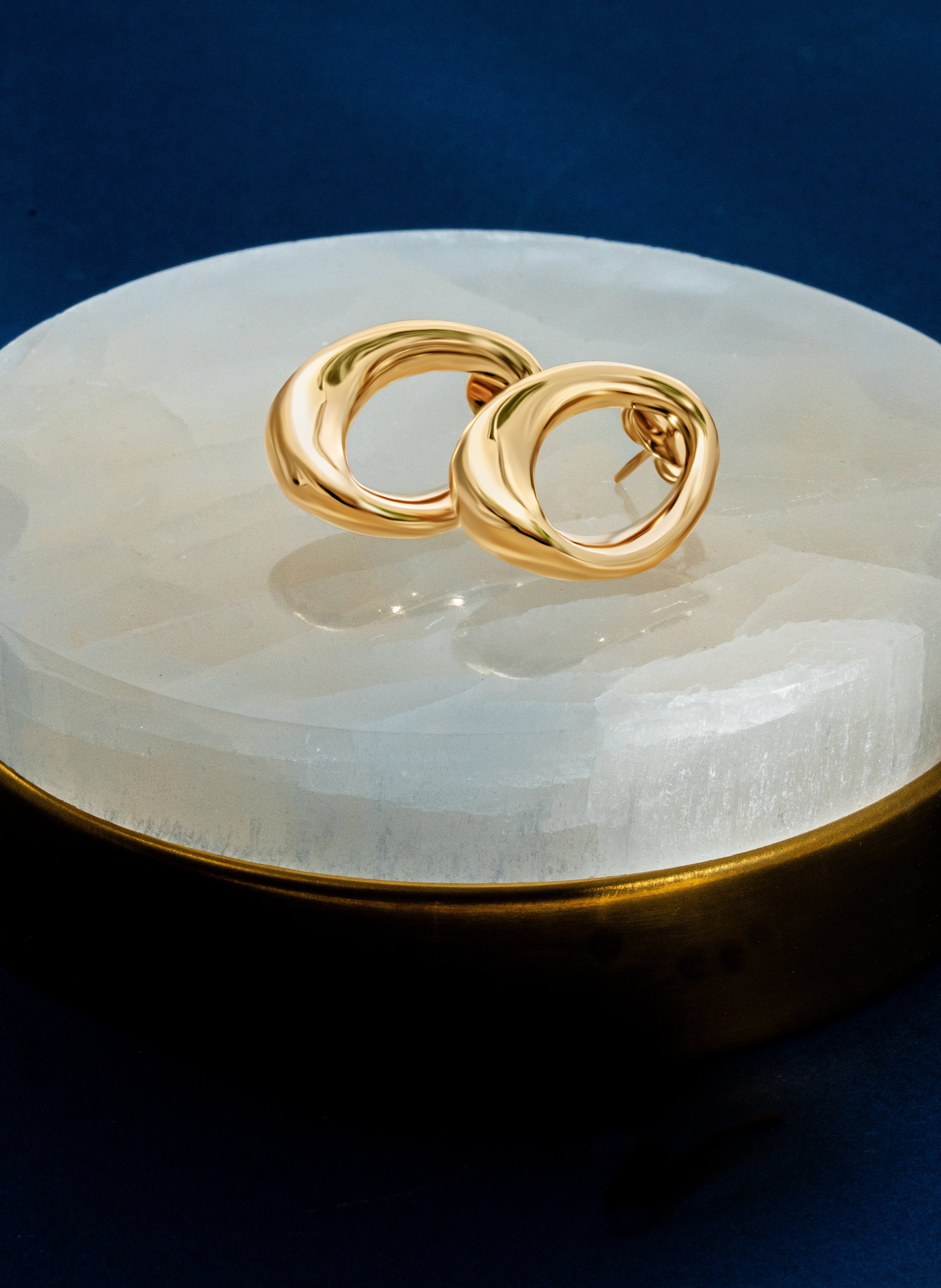 Denise Pacini Kate Abstract Oval Earrings