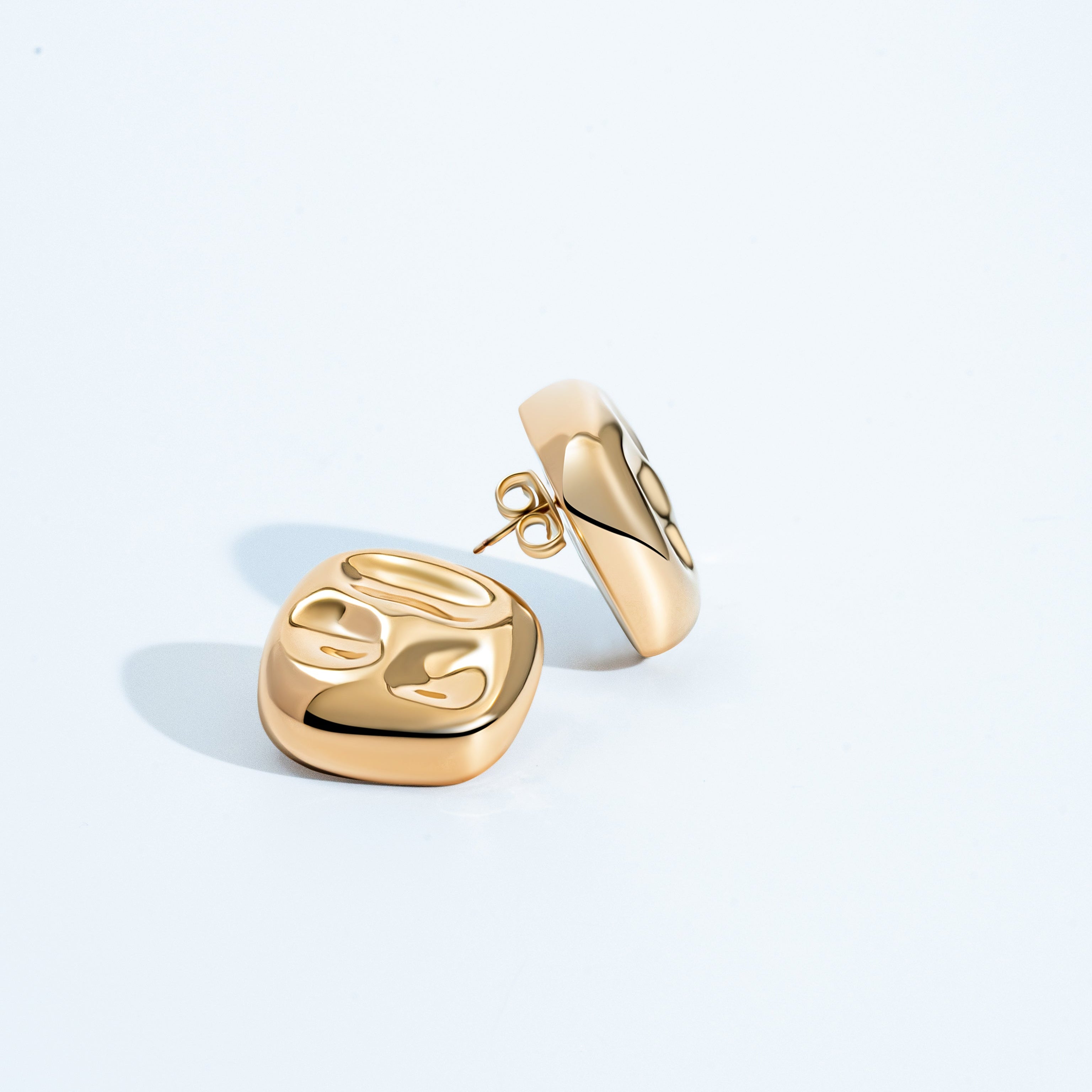 Denise Pacini Sara Square Hammered Earrings